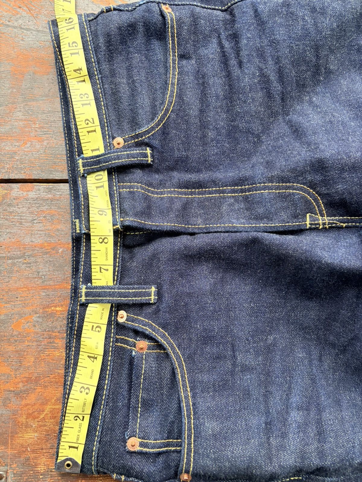 Iron Heart Iron Heart 888 18oz High Rise Tapered Vintage Selvedge sz 33 Size US 33 - 11 Thumbnail