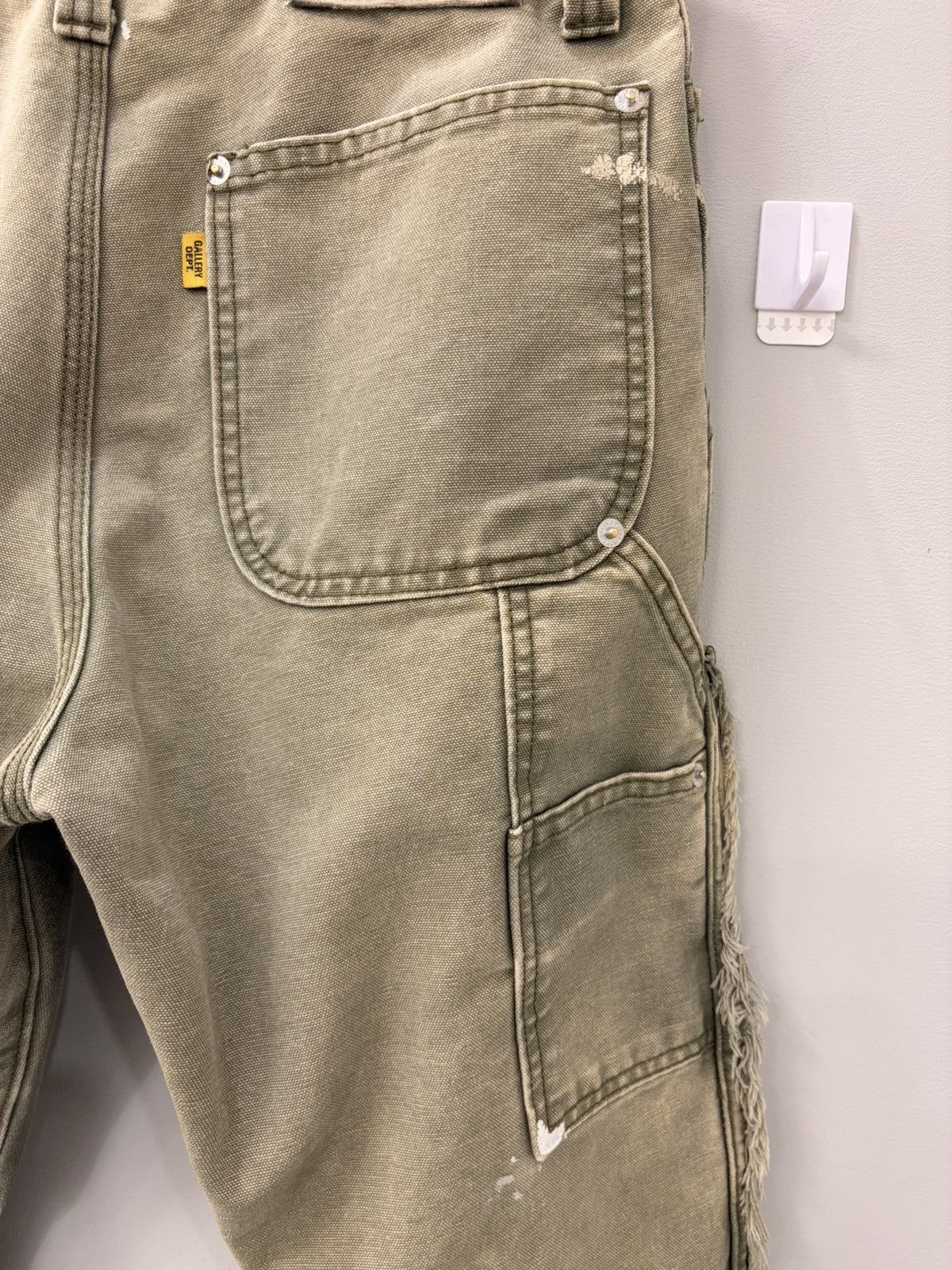Gallery Dept. Gallery Moss Green Carpenter Jeans Size US 31 - 6 Thumbnail