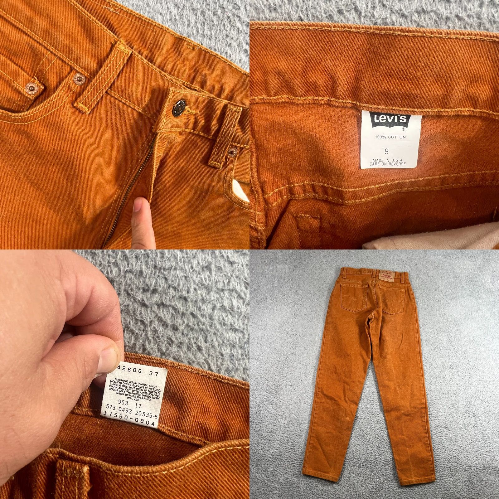 Levi's VINTAGE Levi's Women’s Tapered Mom Jeans Sz 9 High Rise Dark Denim 80s Retro Classic Size 30" / US 8 / IT 44 - 8 Thumbnail