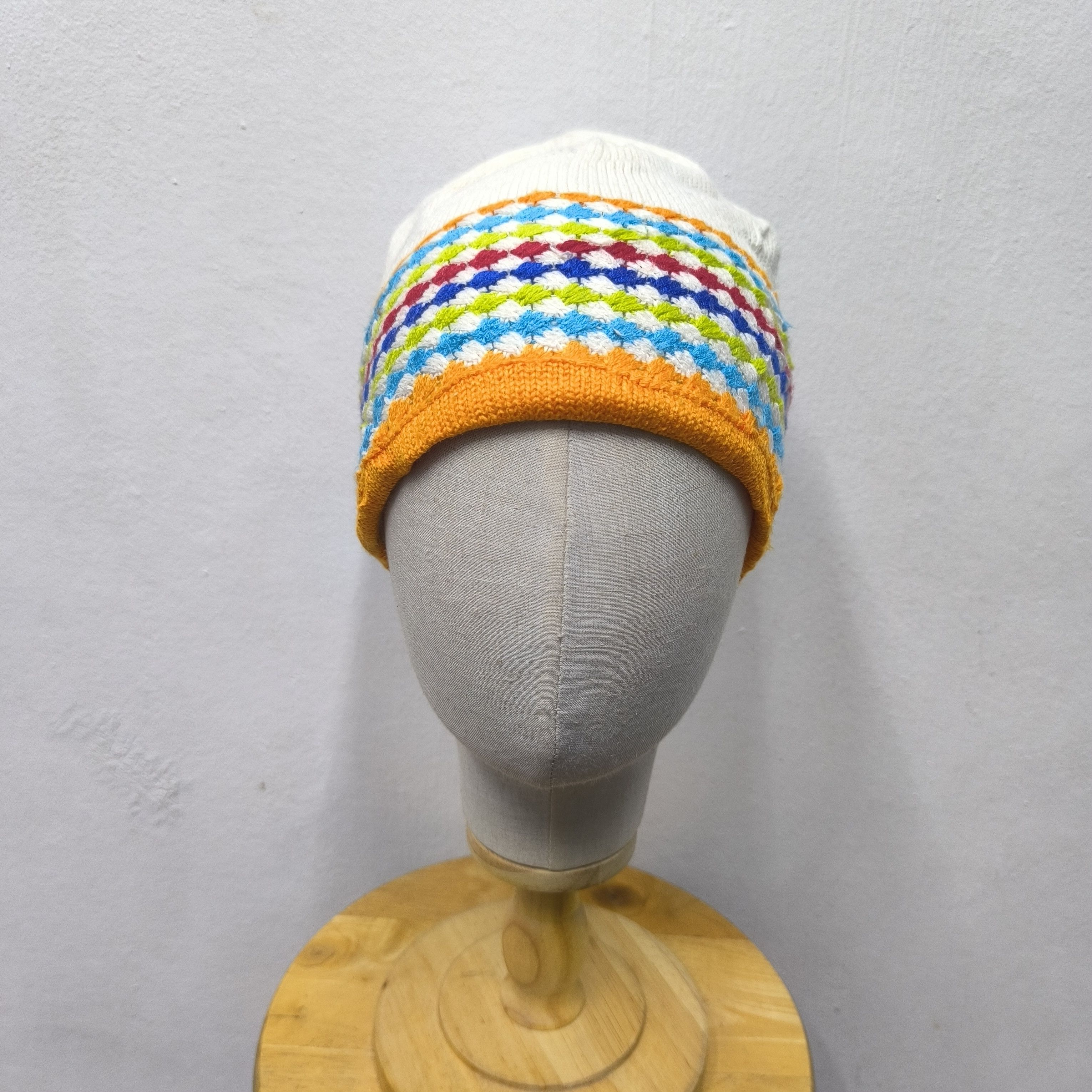 Japanese Brand 💥 Japanese brand phenix multicolor design ski beanie hat Size ONE SIZE - 2 Thumbnail