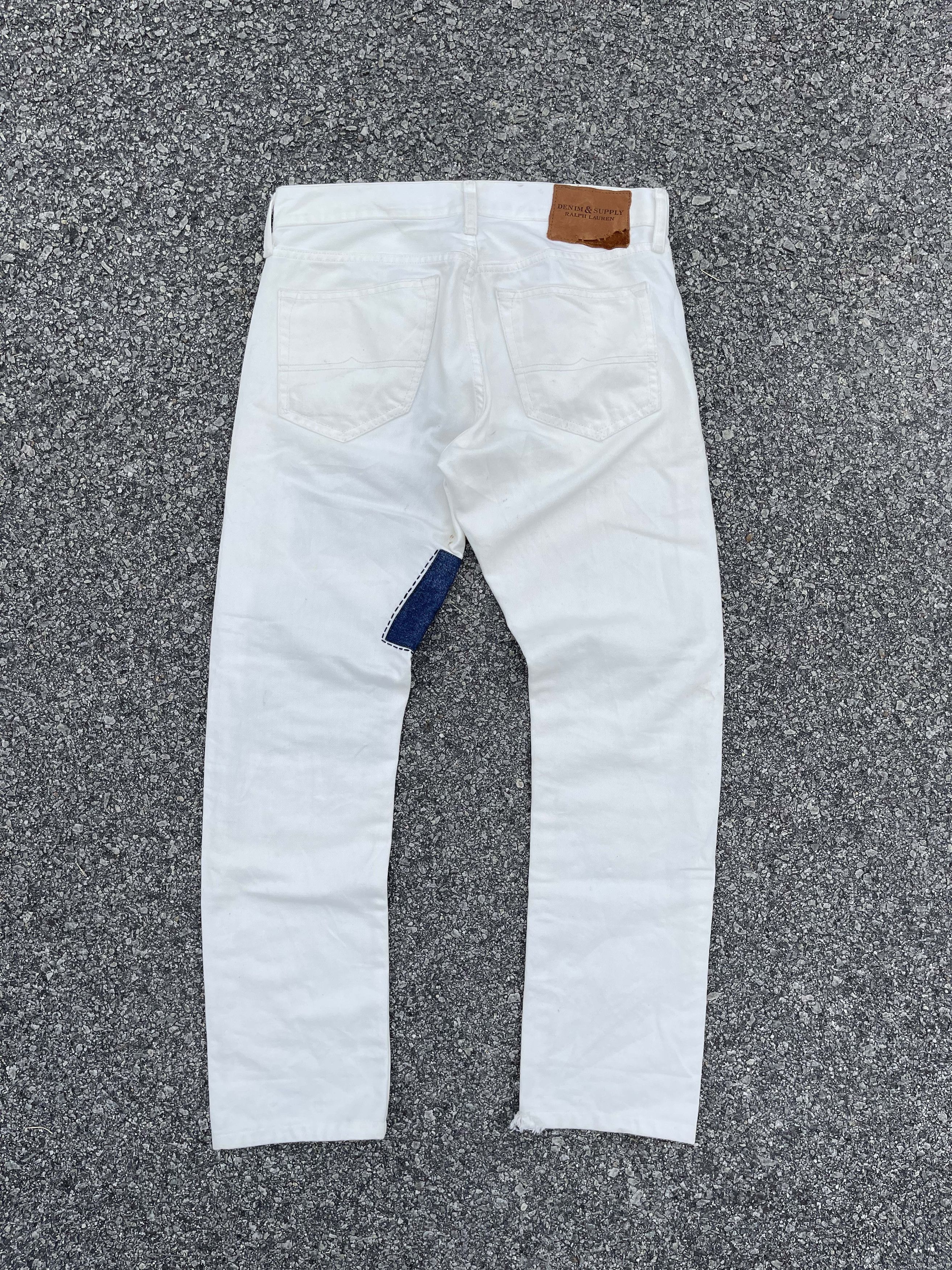 Beauty Beast × Denim & Supply Ralph Lauren × RRL Ralph Lauren Denim Supply by Ralph Lauren Sashiko Boro Patchwork Size US 31 - 16 Thumbnail