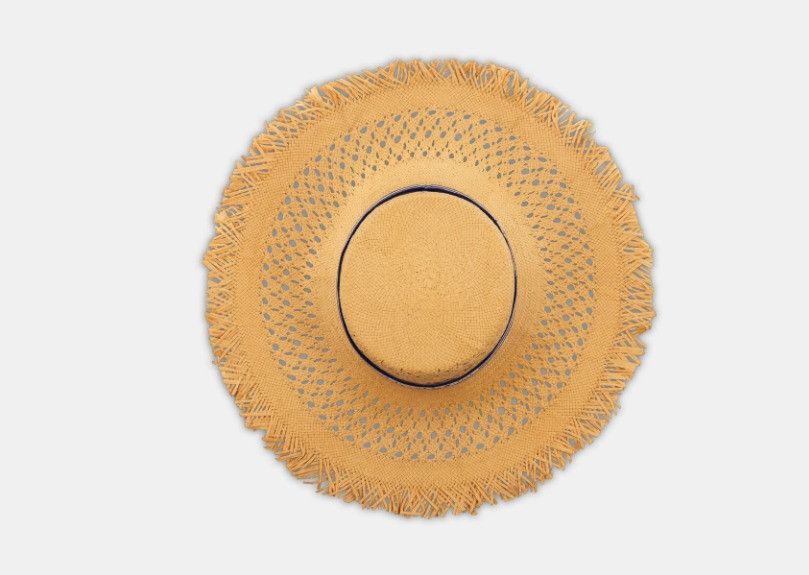 Dior o1w1db10325 Size: OS / 44NDM Large Brim Hat / Cap in Straw Size ONE SIZE - 4 Thumbnail
