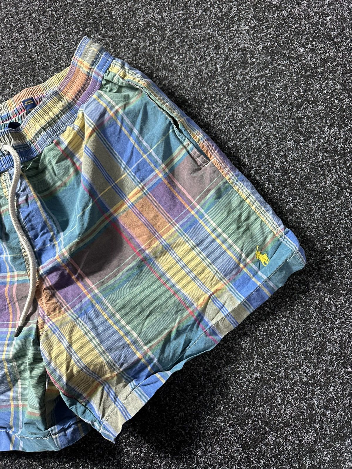 Polo Ralph Lauren × Vintage 🚨 RALPH LAUREN POLO LOGO VINTAGE SHORTS L hawaii rare Size US 33 - 3 Thumbnail