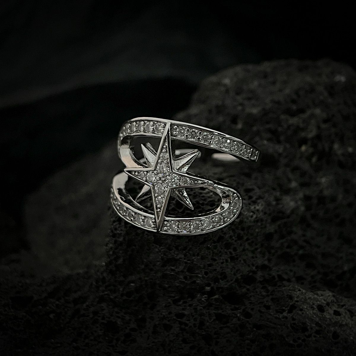 Jewelry North Star New Trend Jewelry Rings Chrome Ring (Size 7-13) Size ONE SIZE - 1 Thumbnail
