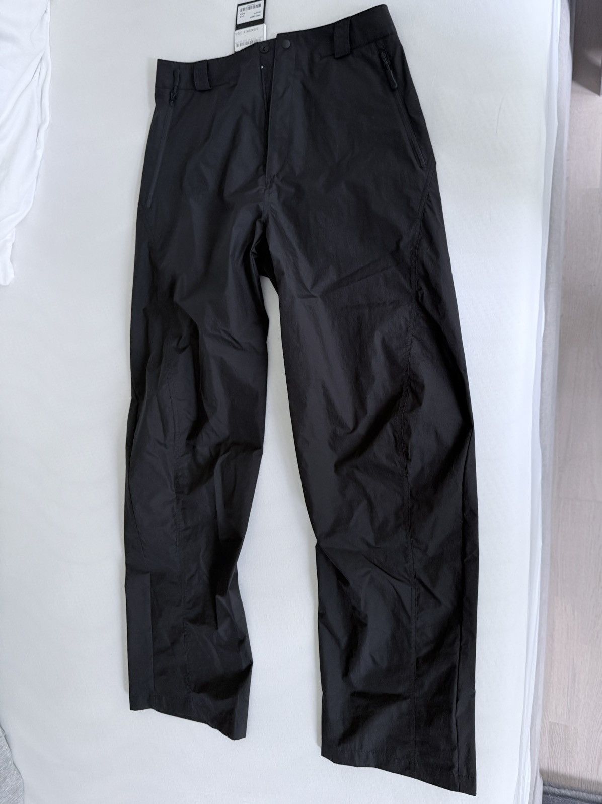 Hyein Seo Hyein Seo Black Shell Pants FW22 Size US 35 - 4 Thumbnail