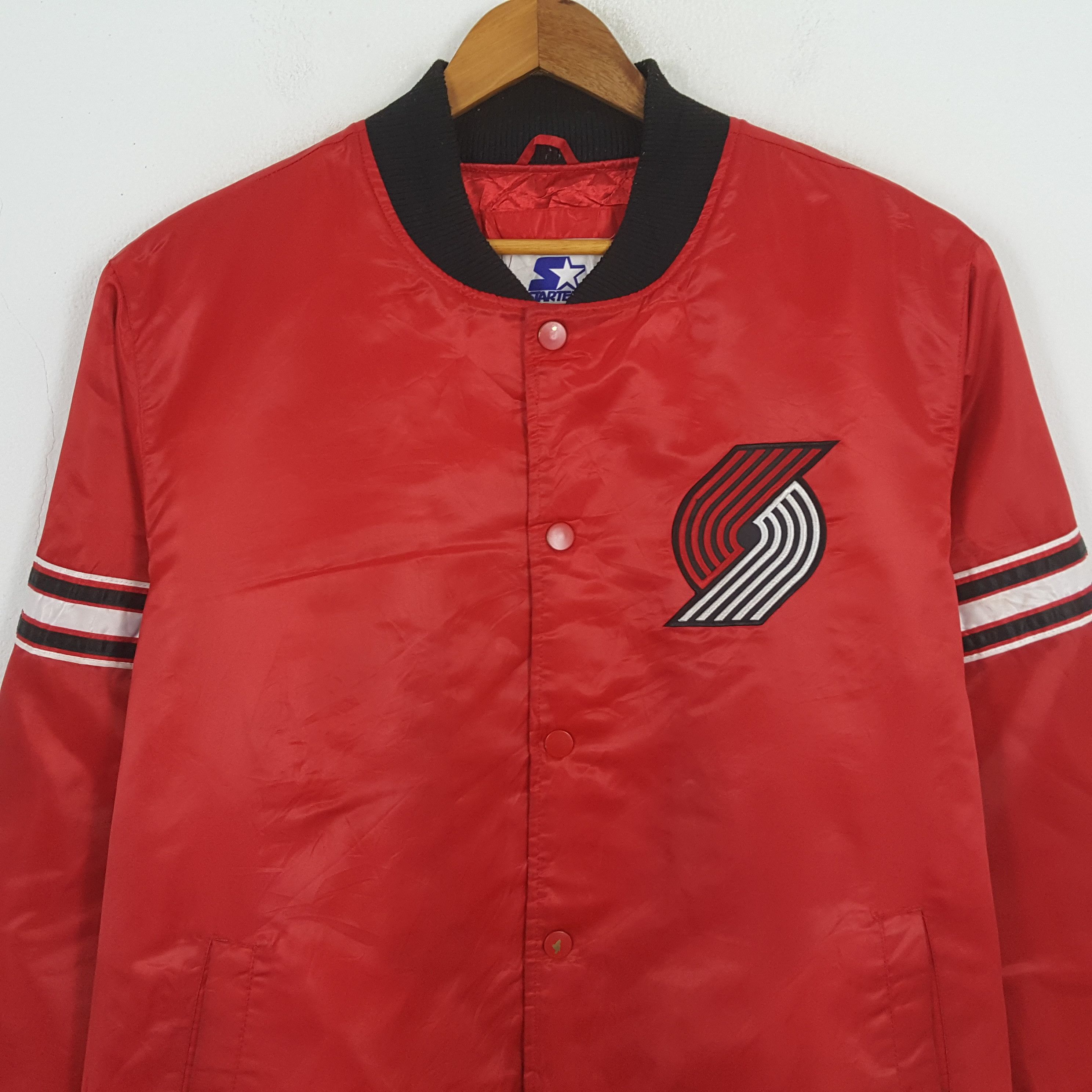 NBA × Vintage Vintage RIP CITY STARTER American Basketball Team Jacket Size US XXL / EU 58 / 5 - 4 Thumbnail
