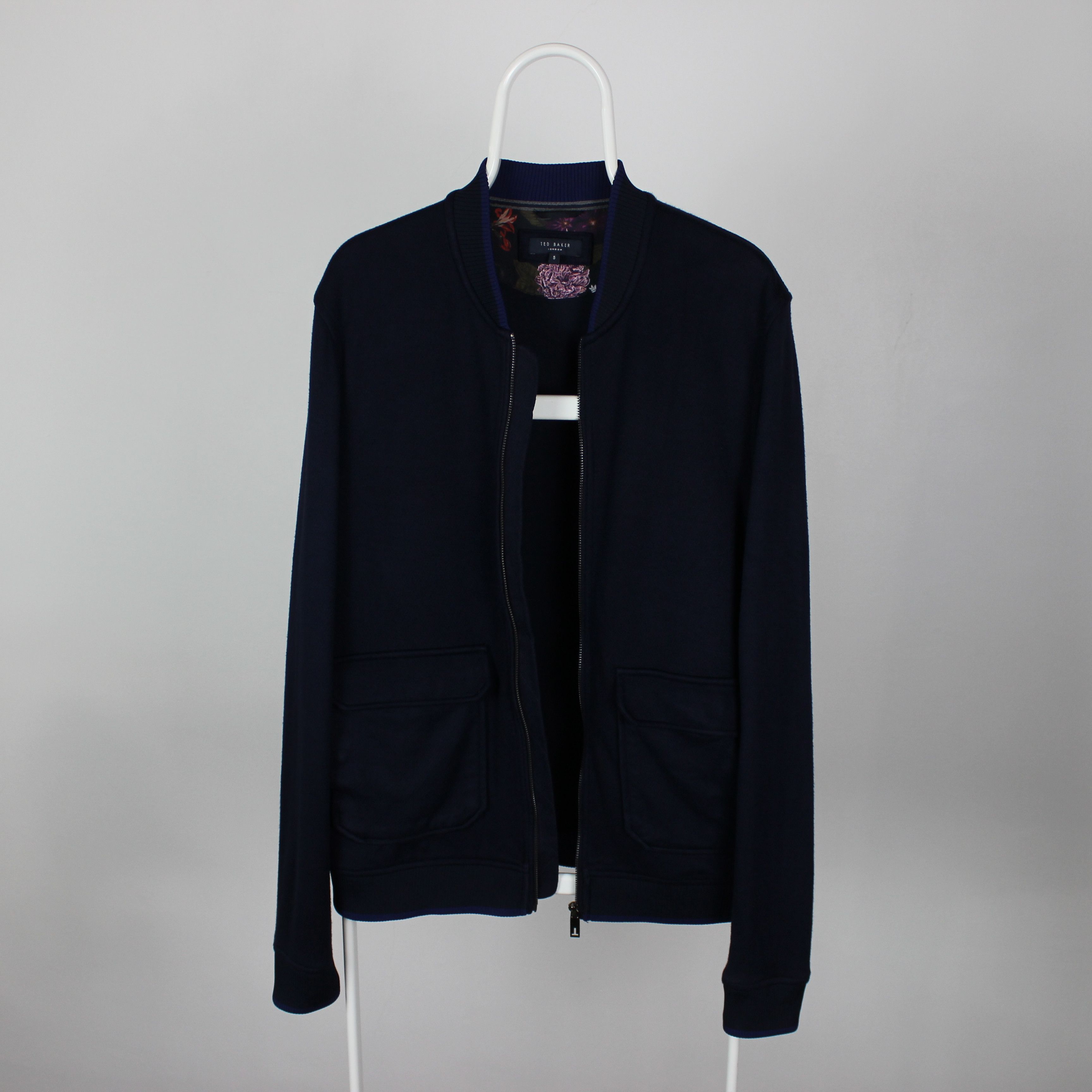 Ted Baker Ted Baker jacket men bomber L XL blue navy Size US XL / EU 56 / 4 - 10 Thumbnail