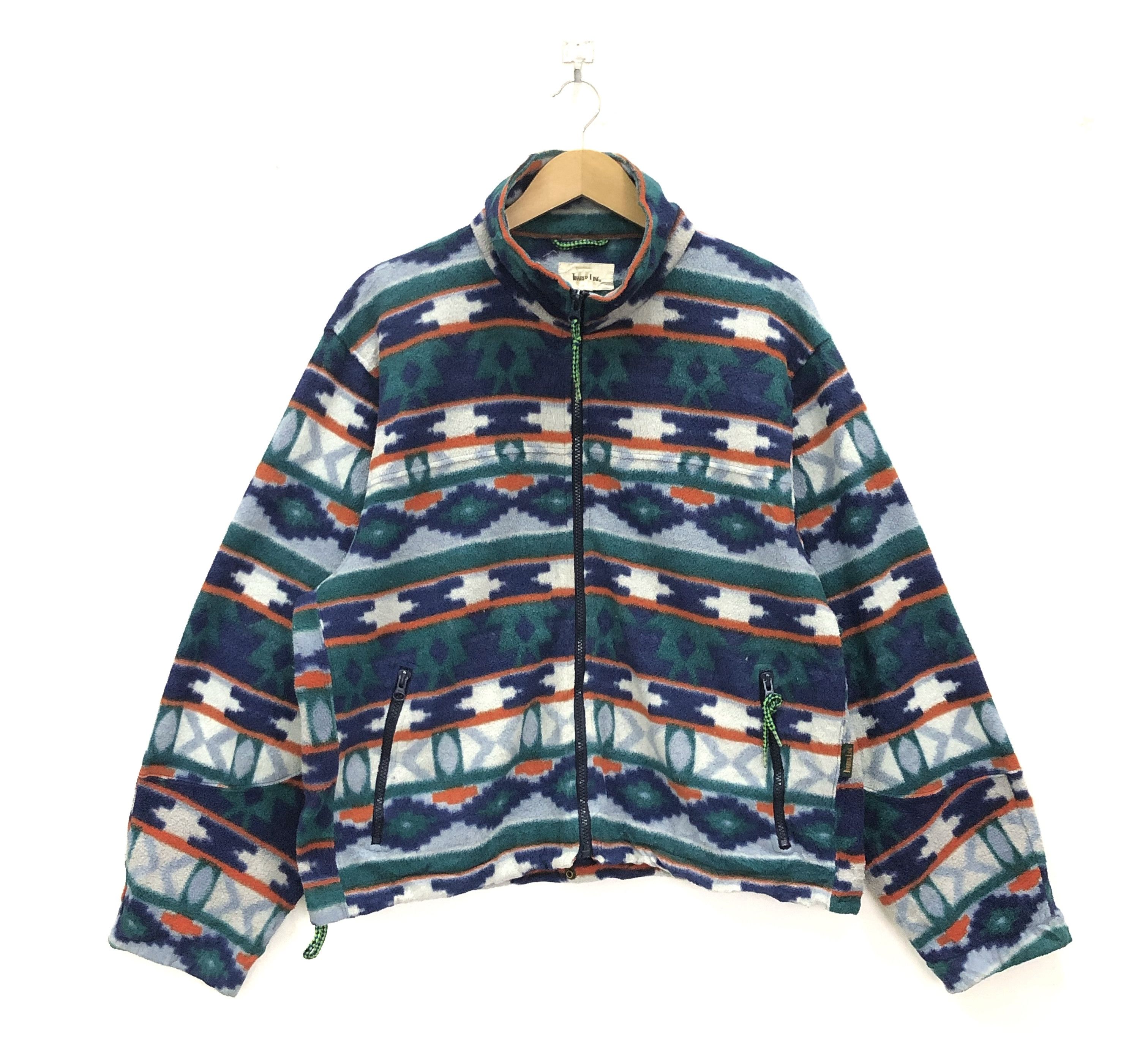 Vintage VINTAGE 90’S TIMBER LINE PRINTED FLEECE JACKET Size US L / EU 52-54 / 3 - 2 Thumbnail