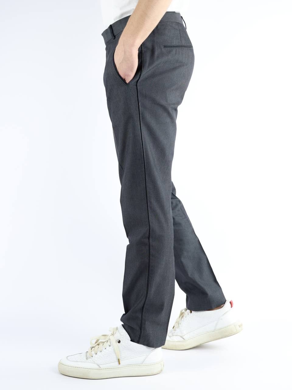 Hugo Boss HUGO BOSS Trouser pants in cotton and ramie Size US 32 / EU 48 - 3 Thumbnail