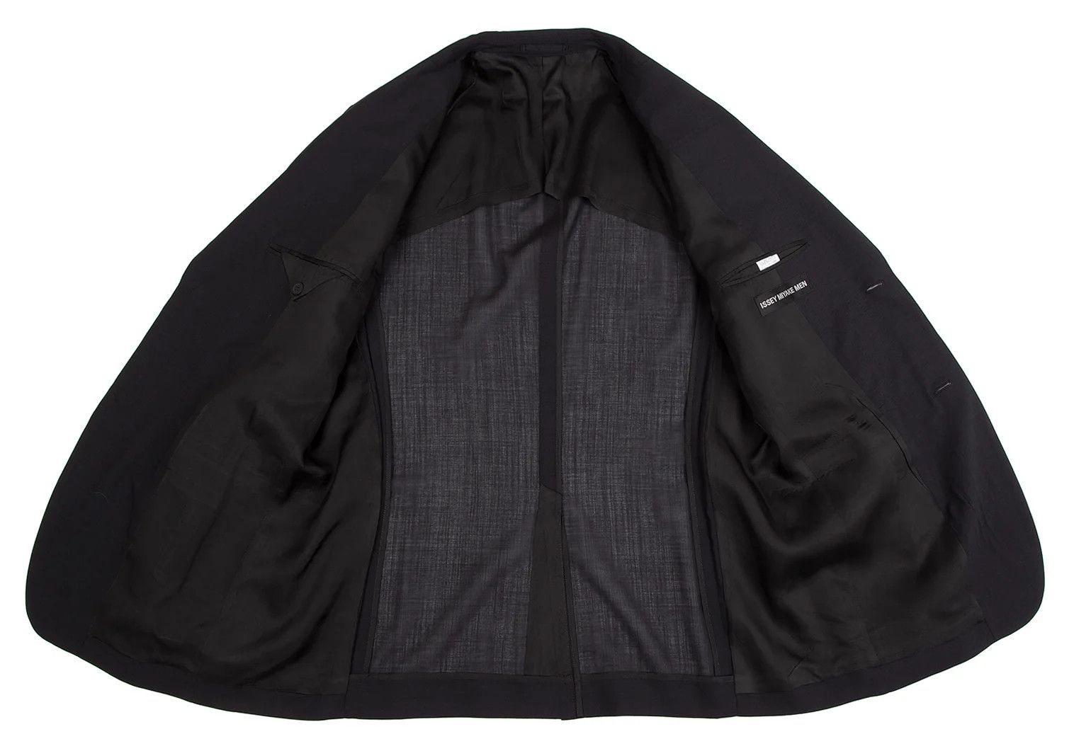 Issey Miyake Wool Waist Dart Design Jacket in Black Size 4 Size US XL / EU 56 / 4 - 11 Thumbnail
