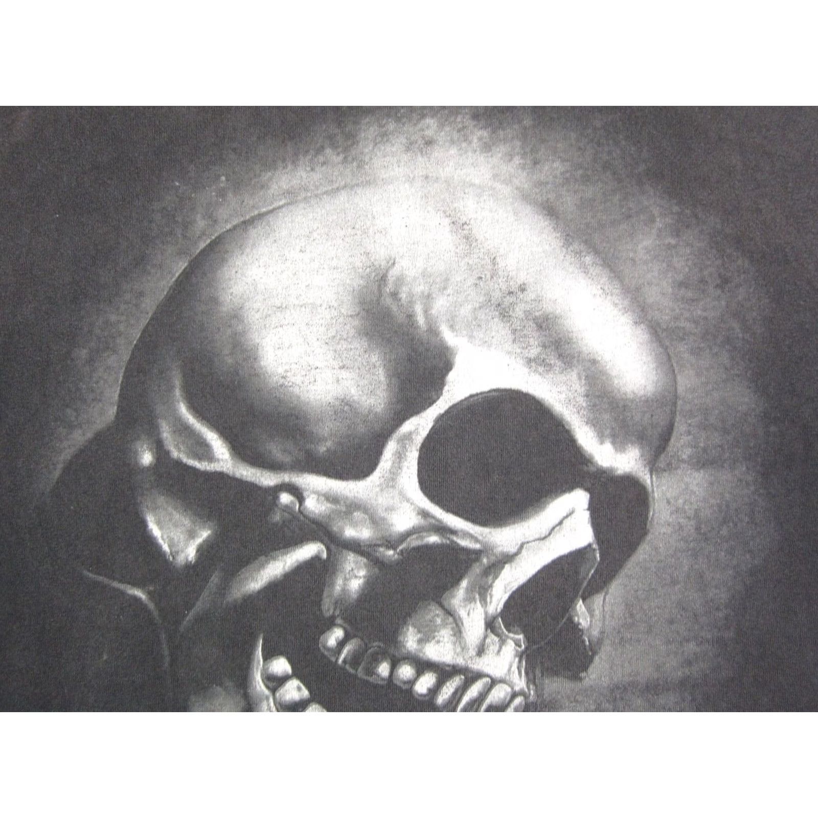 Mad Engine VINTAGE Ghost Rider Shirt Mad Engine XL Black 90s Skull Grunge Tee Mens XL Size US XL / EU 56 / 4 - 3 Thumbnail