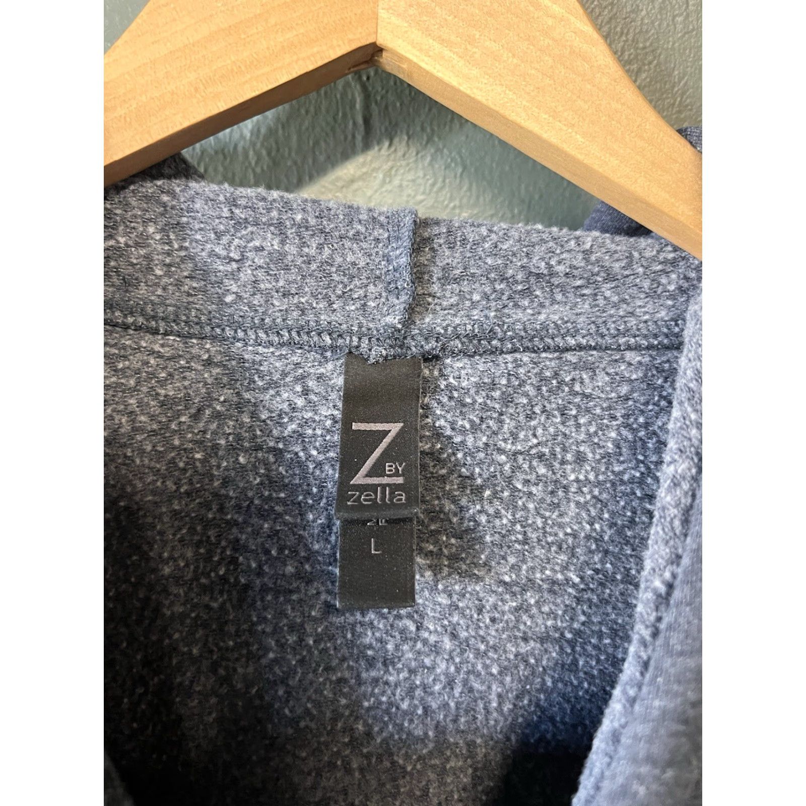 Vintage Z by Zella Mens Gray Sleeveless Athletic Pullover Hooded Sweater Large Size US L / EU 52-54 / 3 - 3 Thumbnail