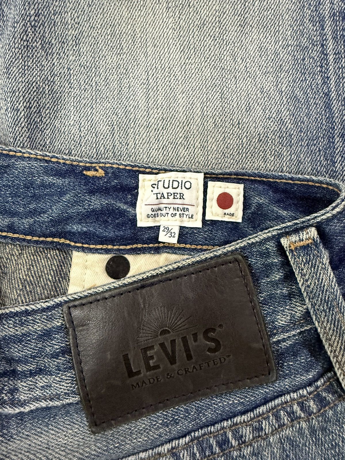 Levi's Vintage Clothing Vintage Levis Made & Crafted Japan Selvedge Denim Jeans Size US 28 / EU 44 - 21 Thumbnail