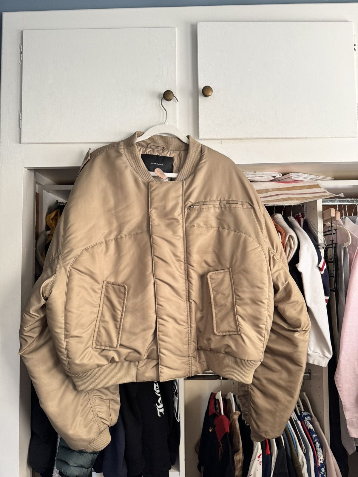 Entire Studios Entire Studios Tan Bomber Size US XL / EU 56 / 4 - 1 Thumbnail