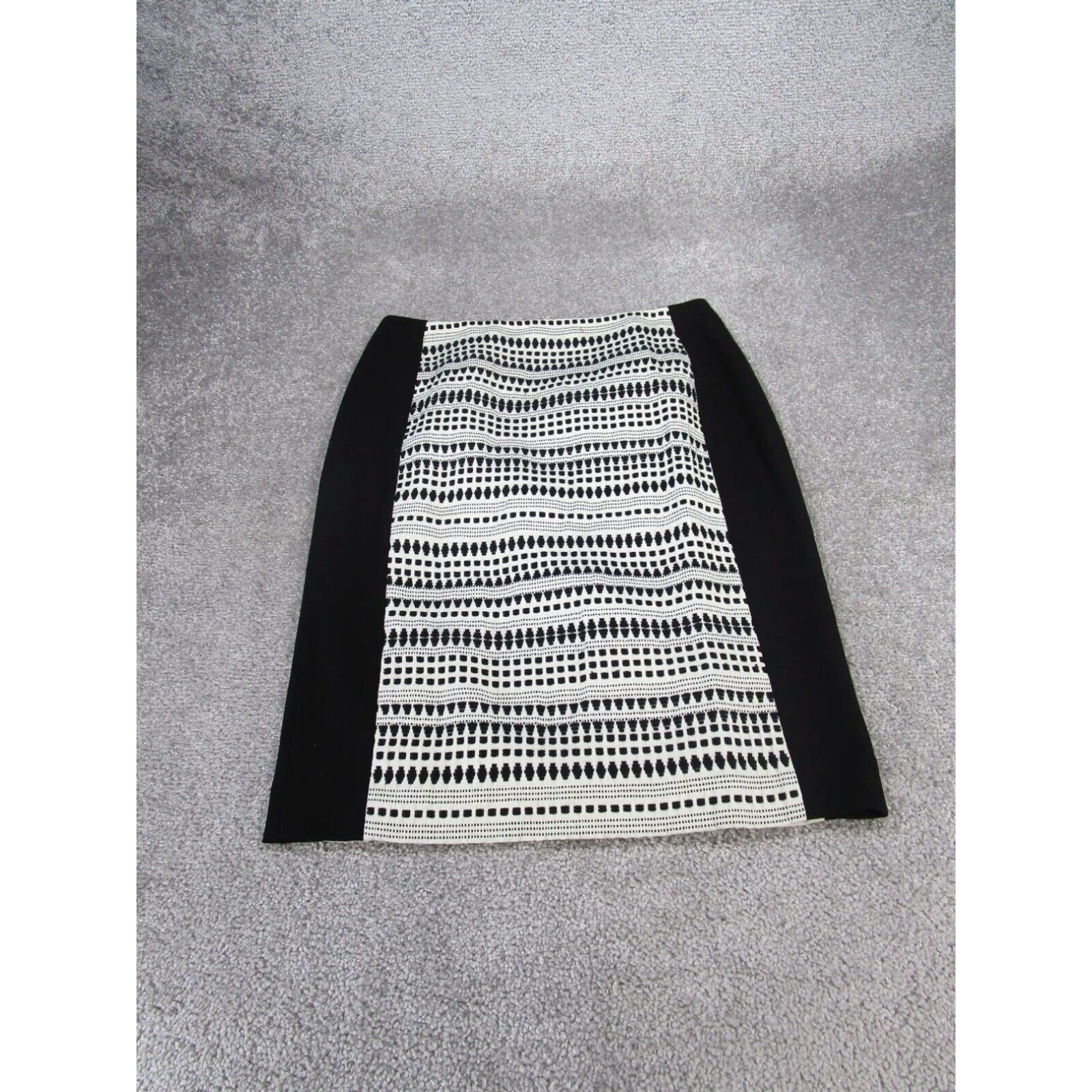 Calvin Klein Calvin Klein Womens Pencil Skirt 4 Black White NEW Size 27" / US 4 / IT 40 - 1 Thumbnail