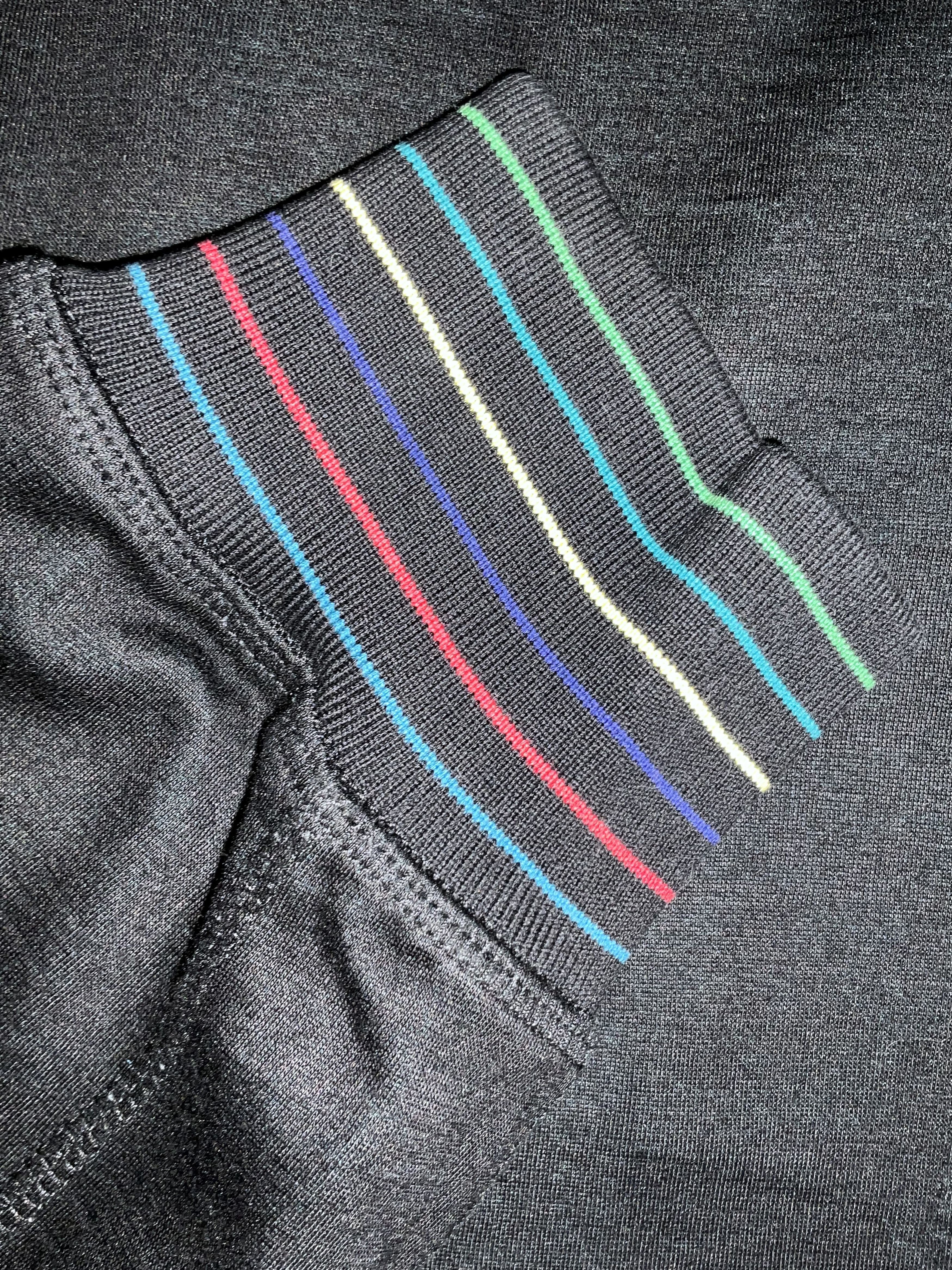 Paul Smith Paul Smith Black Artist Stripe Trim Zip Track Jacket Size US XL / EU 56 / 4 - 8 Thumbnail