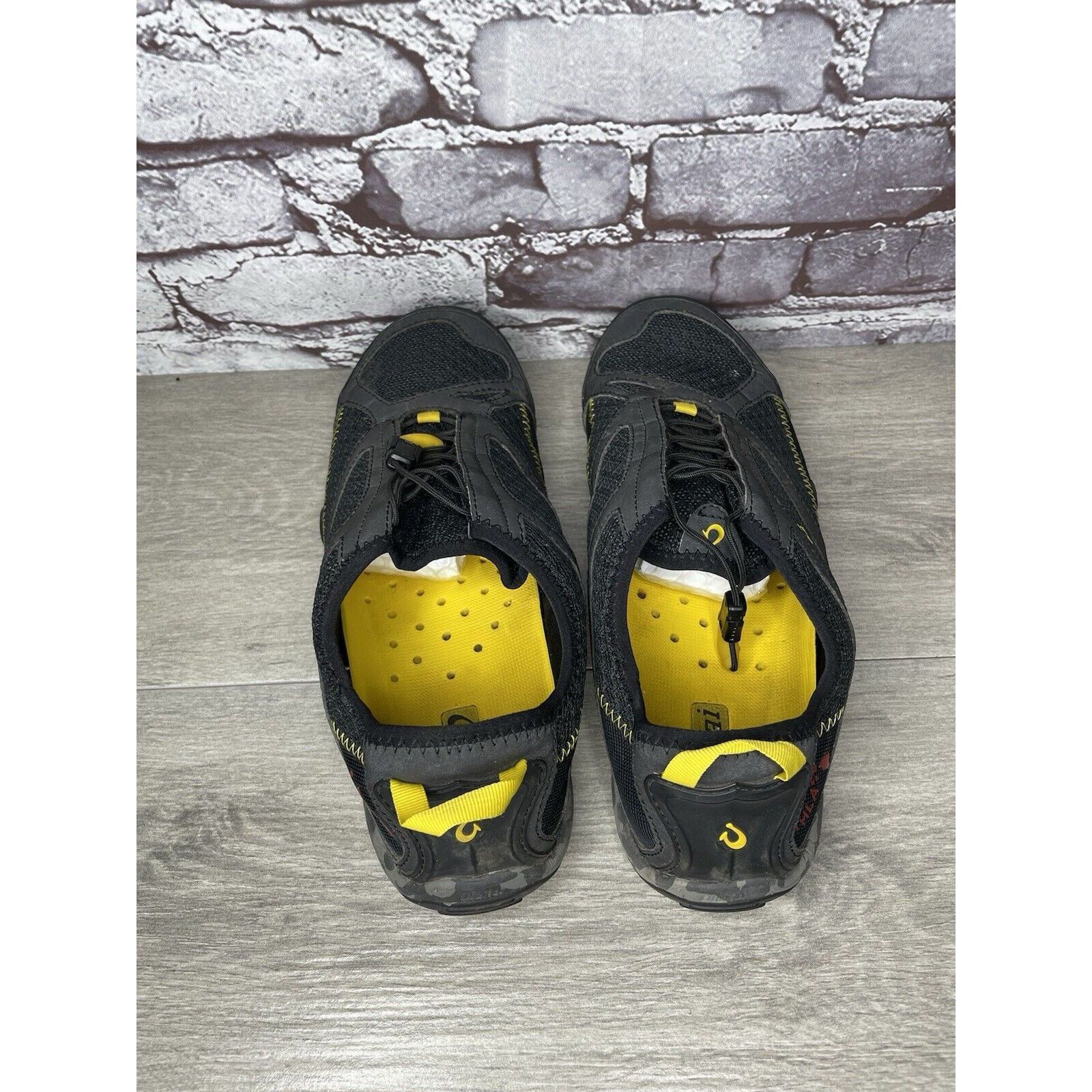 Olukai Olukai Shoes Eleu Trainer Black Camo Yellow Comfort Walking Size US 11 / EU 44 - 6 Thumbnail