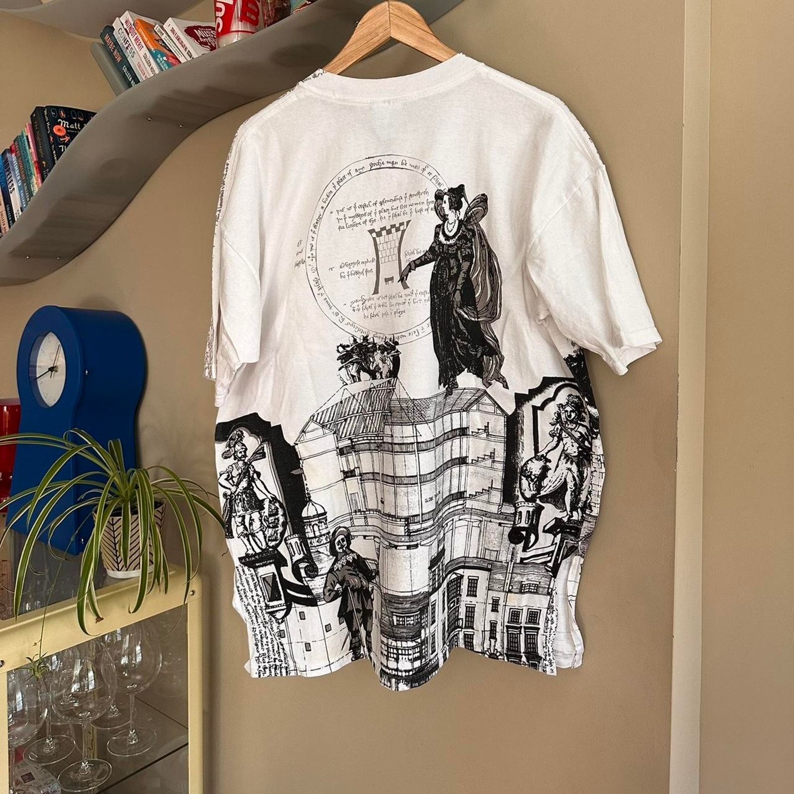 Gildan × Vintage Vintage Shakespeare All Over Print Shirt Size US XL / EU 56 / 4 - 6 Thumbnail