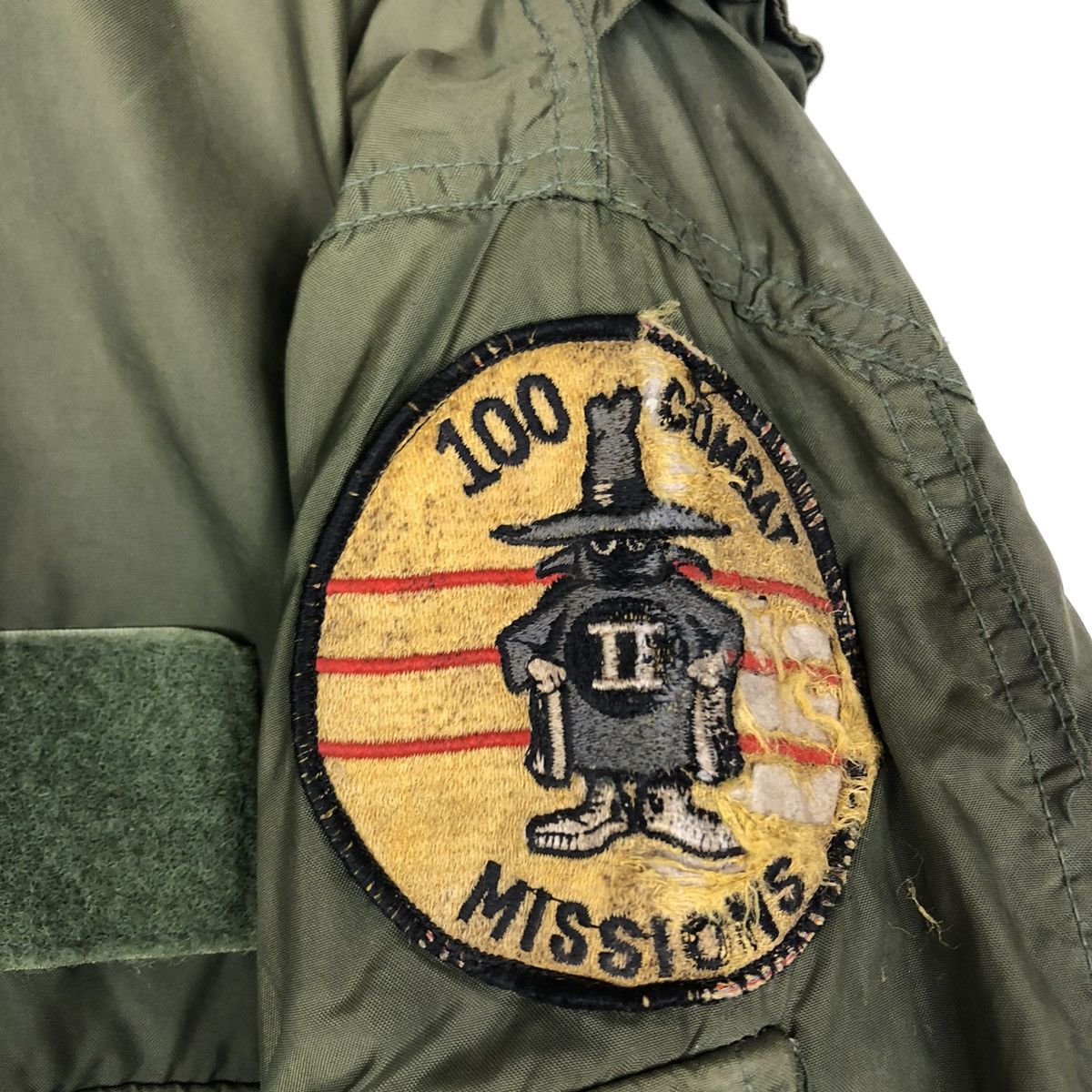 Vintage 🔥VINTAGE 60’s FLY BOMBER JACKET MILITARY MADE IN USA Size US L / EU 52-54 / 3 - 15 Thumbnail