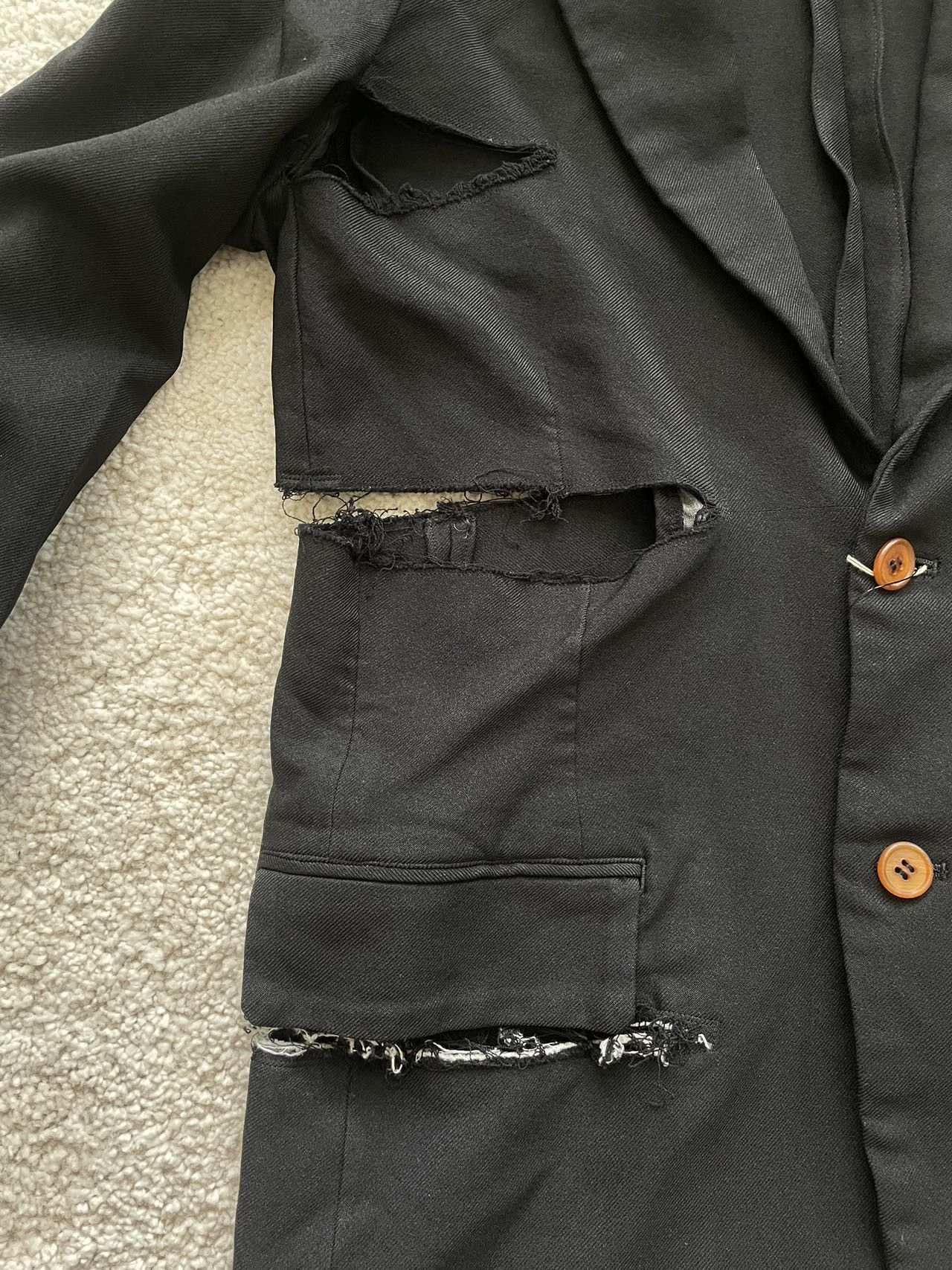 Comme des Garcons Homme Plus Comme Des Garcons Homme Plus Destructive Jacket Size US M / EU 48-50 / 2 - 4 Thumbnail