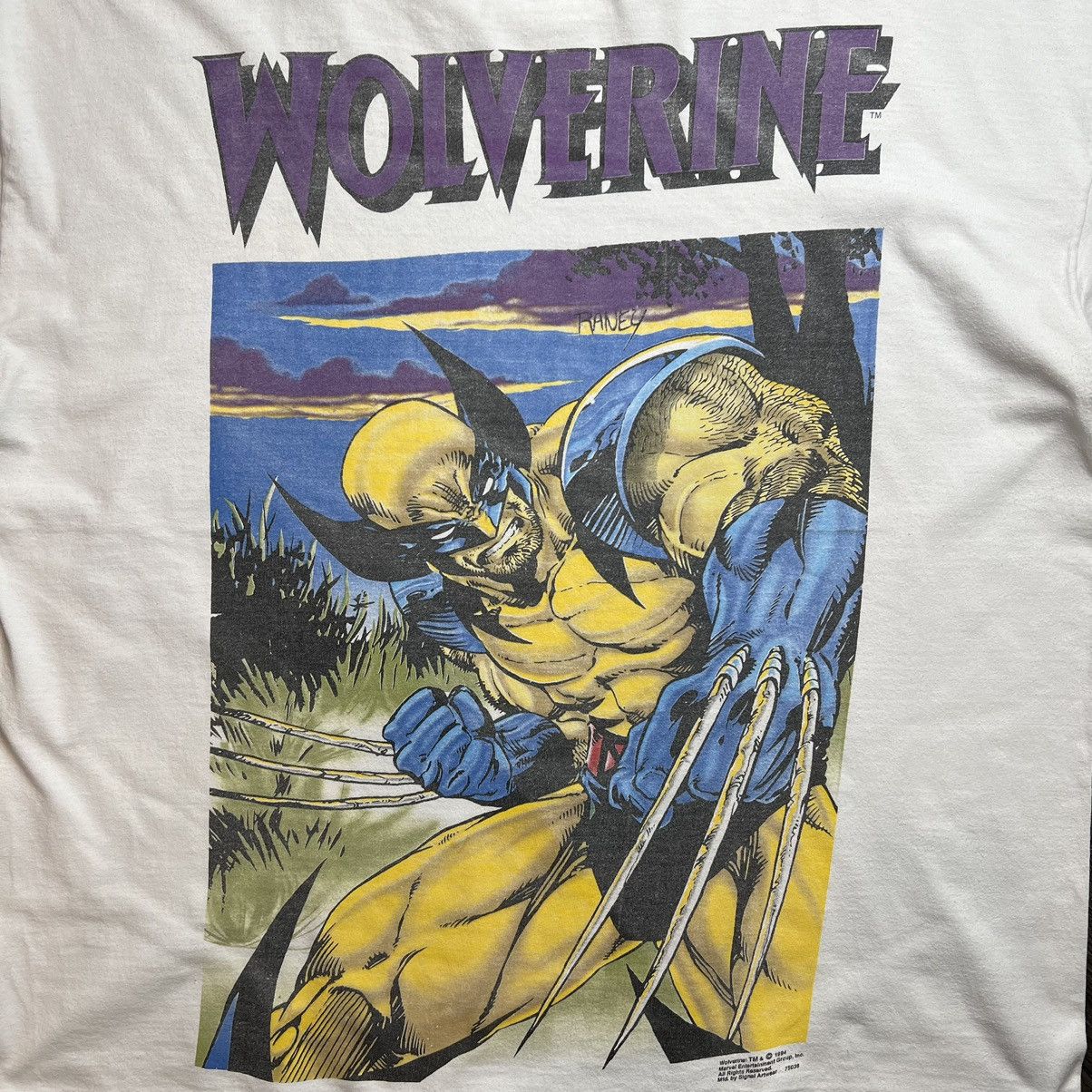 Marvel Comics × Vintage × Wolverine Vintage 90s Wolverine Marvel Comics T-Shirt Size US XXL / EU 58 / 5 - 5 Thumbnail