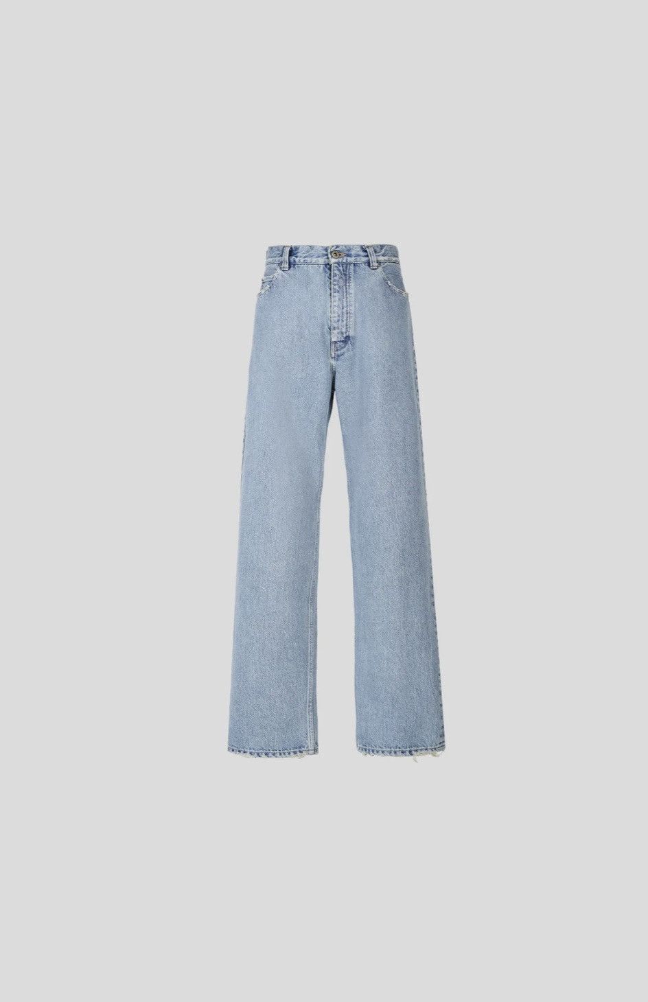 Pre-owned Cmmawear X Vuja De Miles Relaxed Fit Jeans Ice Blue