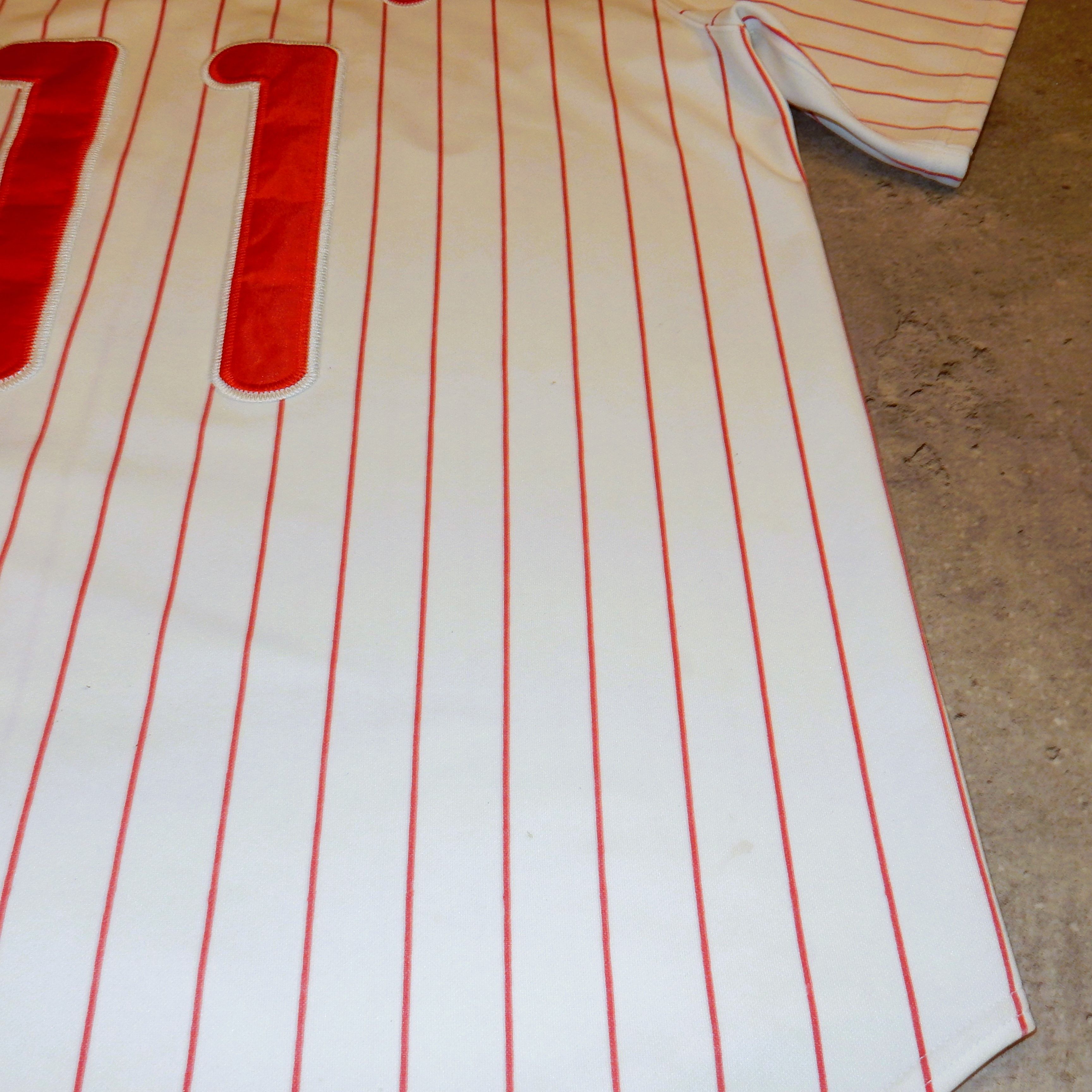 MLB × Majestic Majestic Phillies Rollins MLB white red jersey - XXL Size US XXL / EU 58 / 5 - 10 Thumbnail
