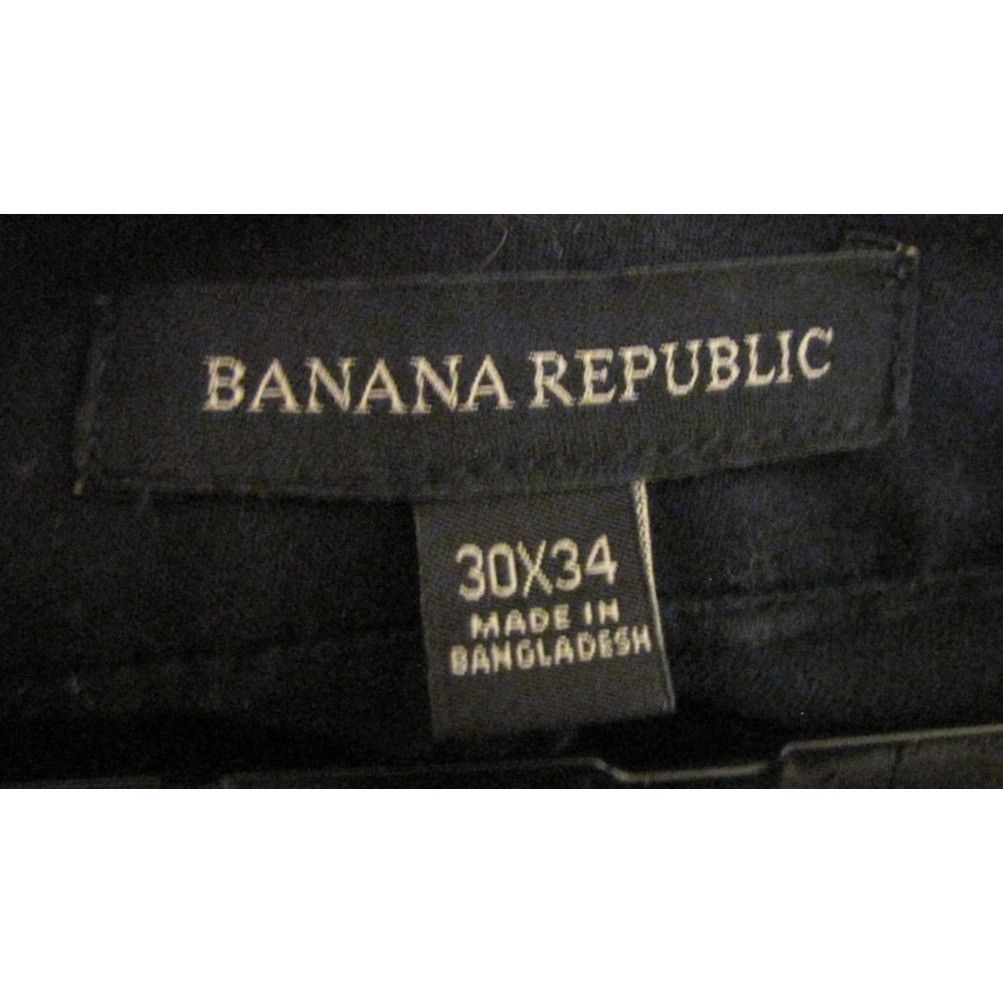 Banana Republic Banana Republic 30 x 34 Black Denim Jeans Pants Stretch Size US 30 / EU 46 - 3 Thumbnail