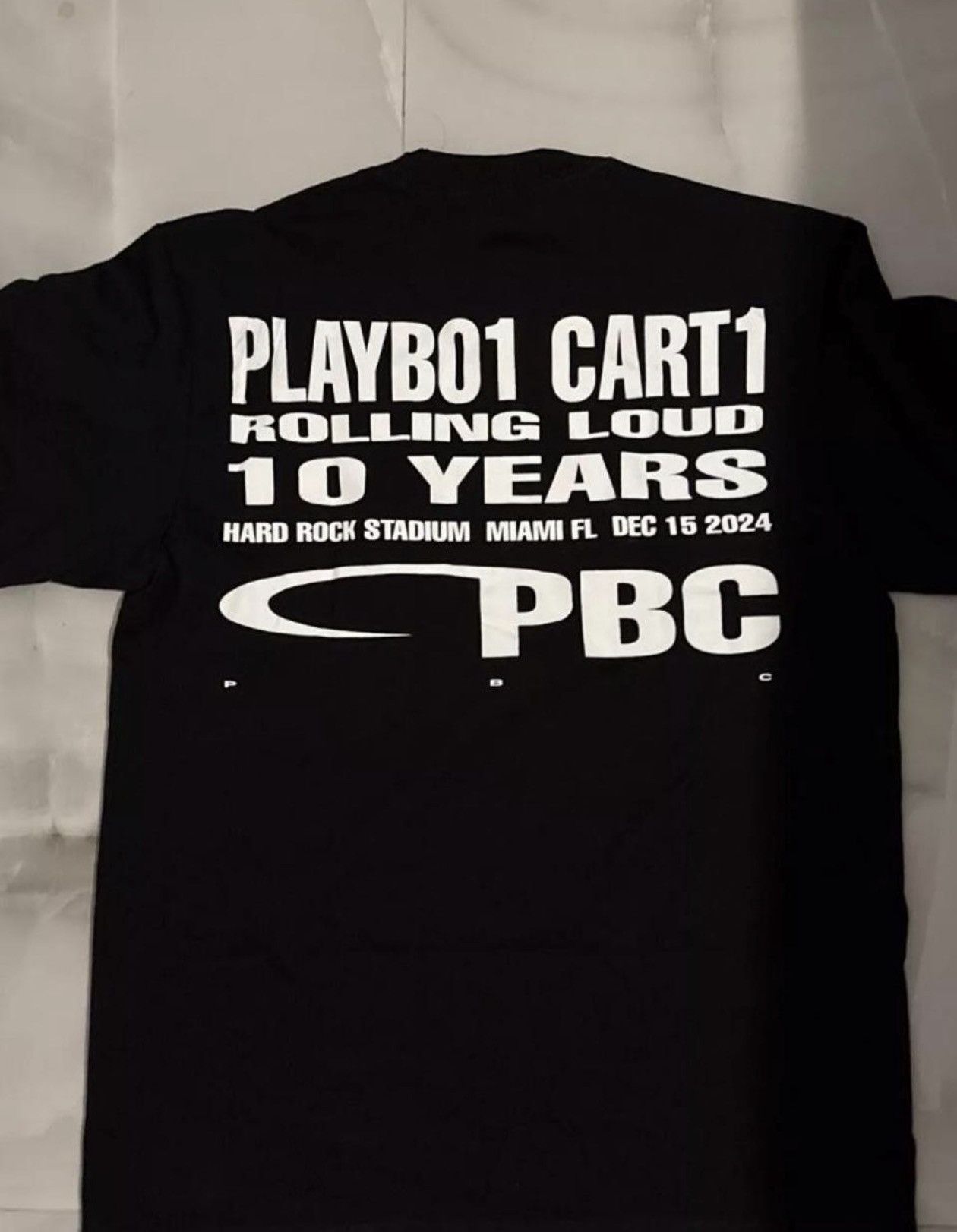 Playboi Carti PBC Rolling Loud Miami Artist Exclusive Merch Tee Size US L / EU 52-54 / 3 - 3 Thumbnail