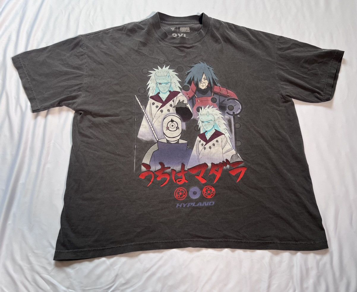 Hypland Hypland x Naruto- Uchiha clan tee Size US XXL / EU 58 / 5 - 6 Thumbnail