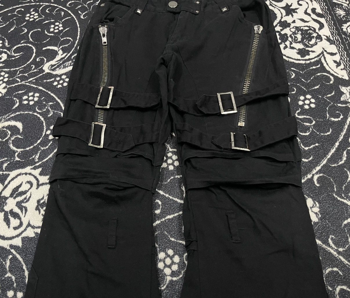 If Six Was Nine 2000s SEXPOT REVENGE BONDAGE PANT RARE DESIGN Size US 27 - 5 Thumbnail