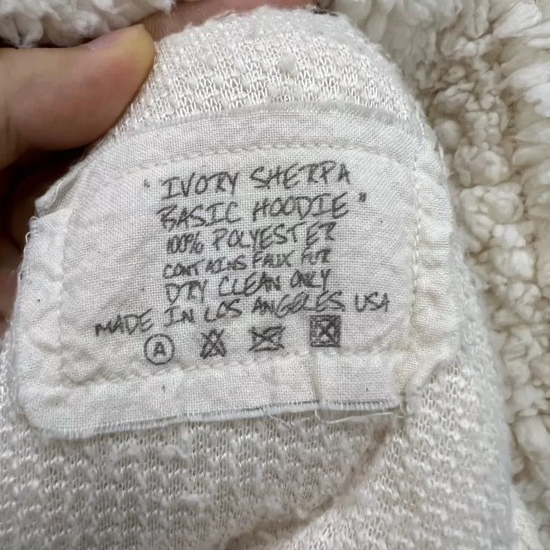 Greg Lauren greg laurenBeige fleece hoodie 2506-Nextarrow Size M / US 6-8 / IT 42-44 - 3 Thumbnail