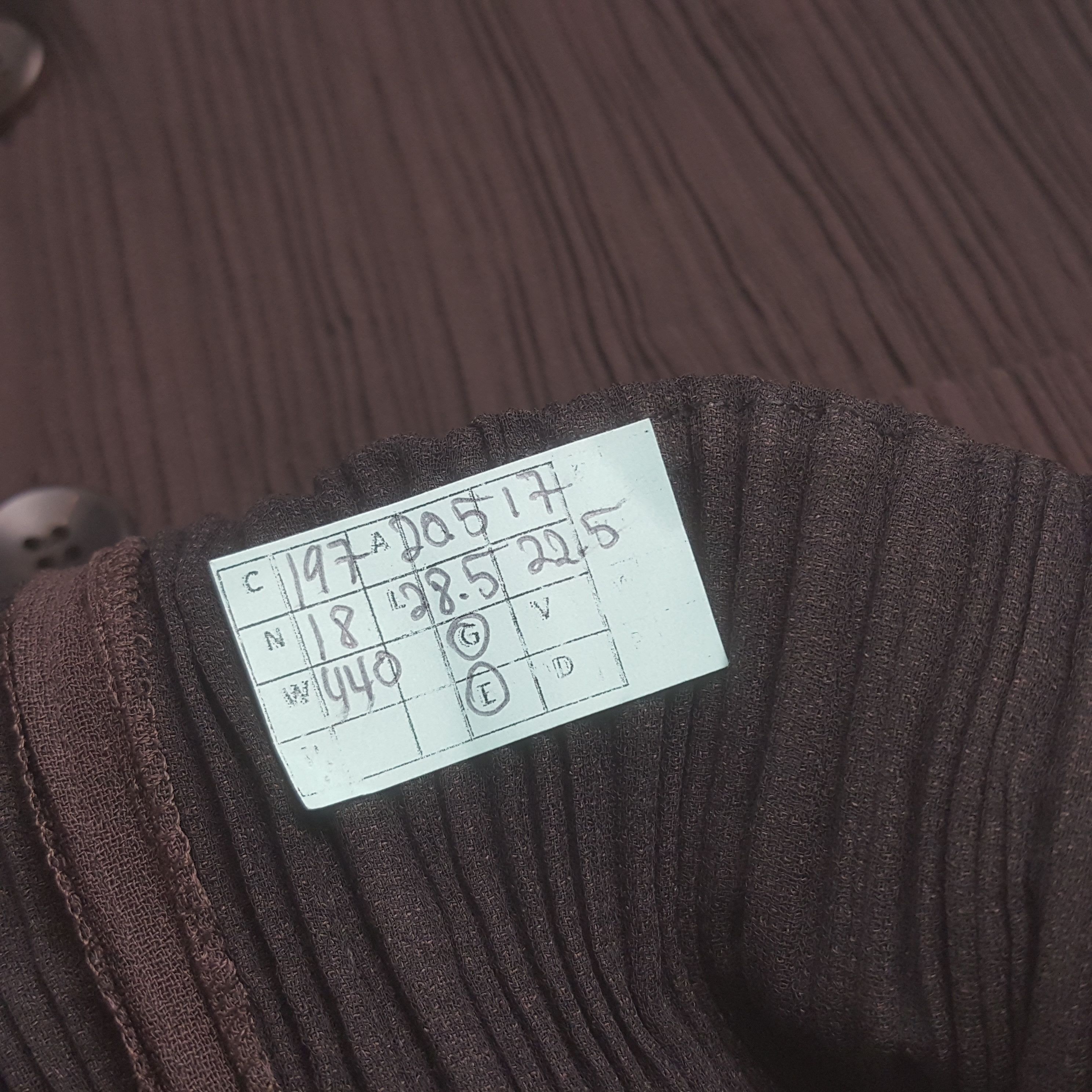 Japanese Brand × Pleats Please Issey Miyake × Vintage Vinatge Issey Miyake Japanese Designer Shirt Size S / US 4 / IT 40 - 7 Thumbnail