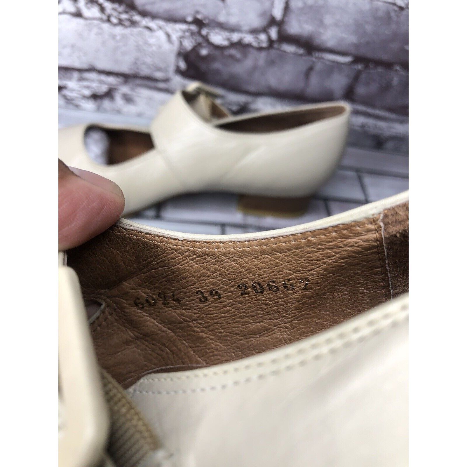 Beautiful Ful BeautiFeel Ivory Cream Leather Mary Jane Strap Pumps Shoes W Size US 9 / IT 39 - 12 Thumbnail