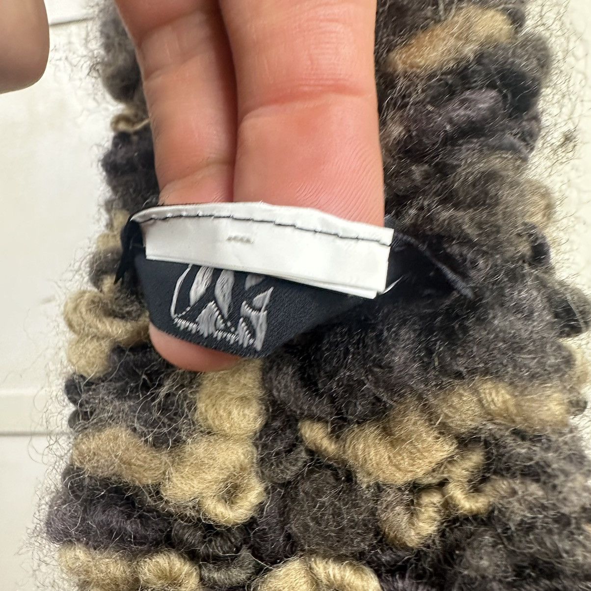 Yohji Yamamoto Y’s By Yohji Yamamoto Chunky Knit Scarf With Fringe Size ONE SIZE - 8 Thumbnail