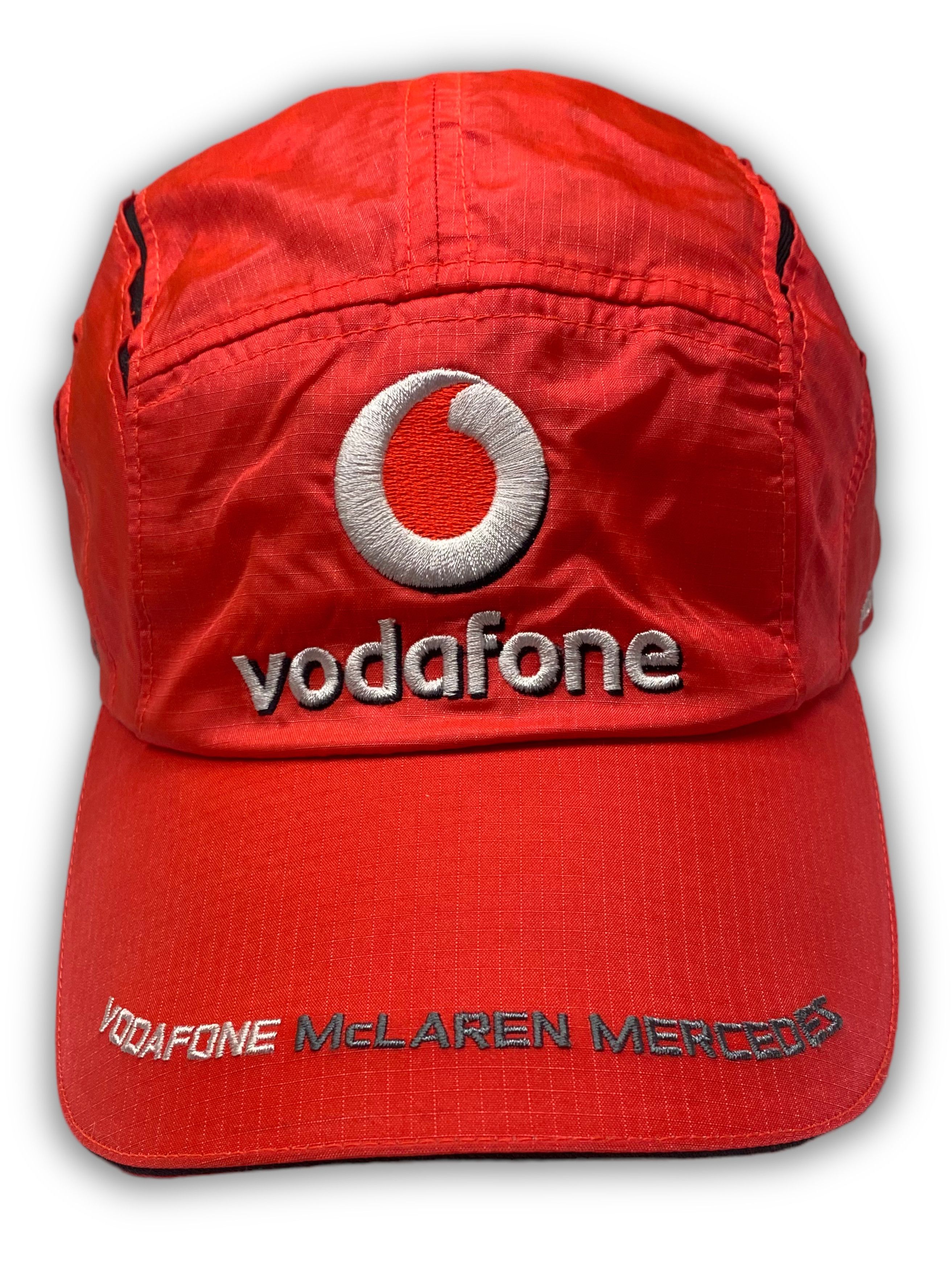 Mercedes-Benz Vintage MERCEDES MCLAREN Red Nylon Shell 5-Panel Cap M562 Size ONE SIZE - 4 Thumbnail