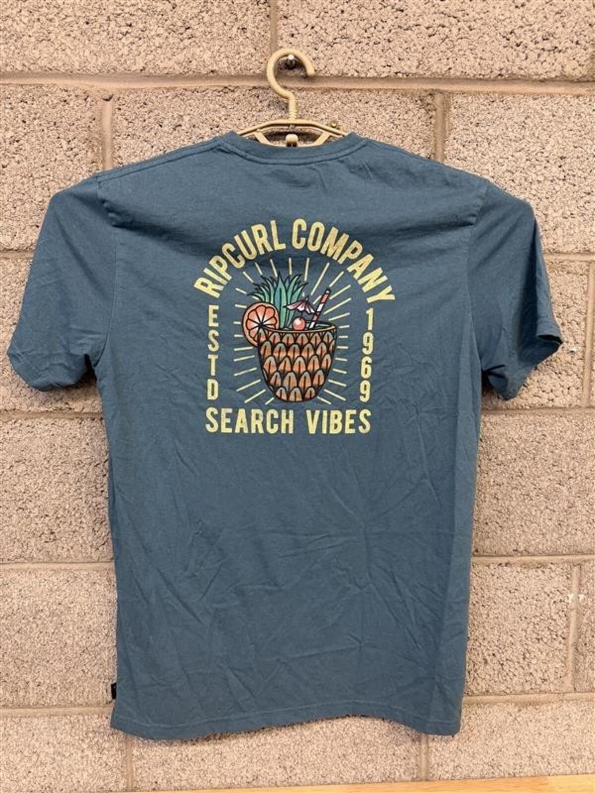 Rip Curl Rip Curl Search Vibes Graphic Medium Blue Surf Shirt 2020s Size US M / EU 48-50 / 2 - 2 Thumbnail