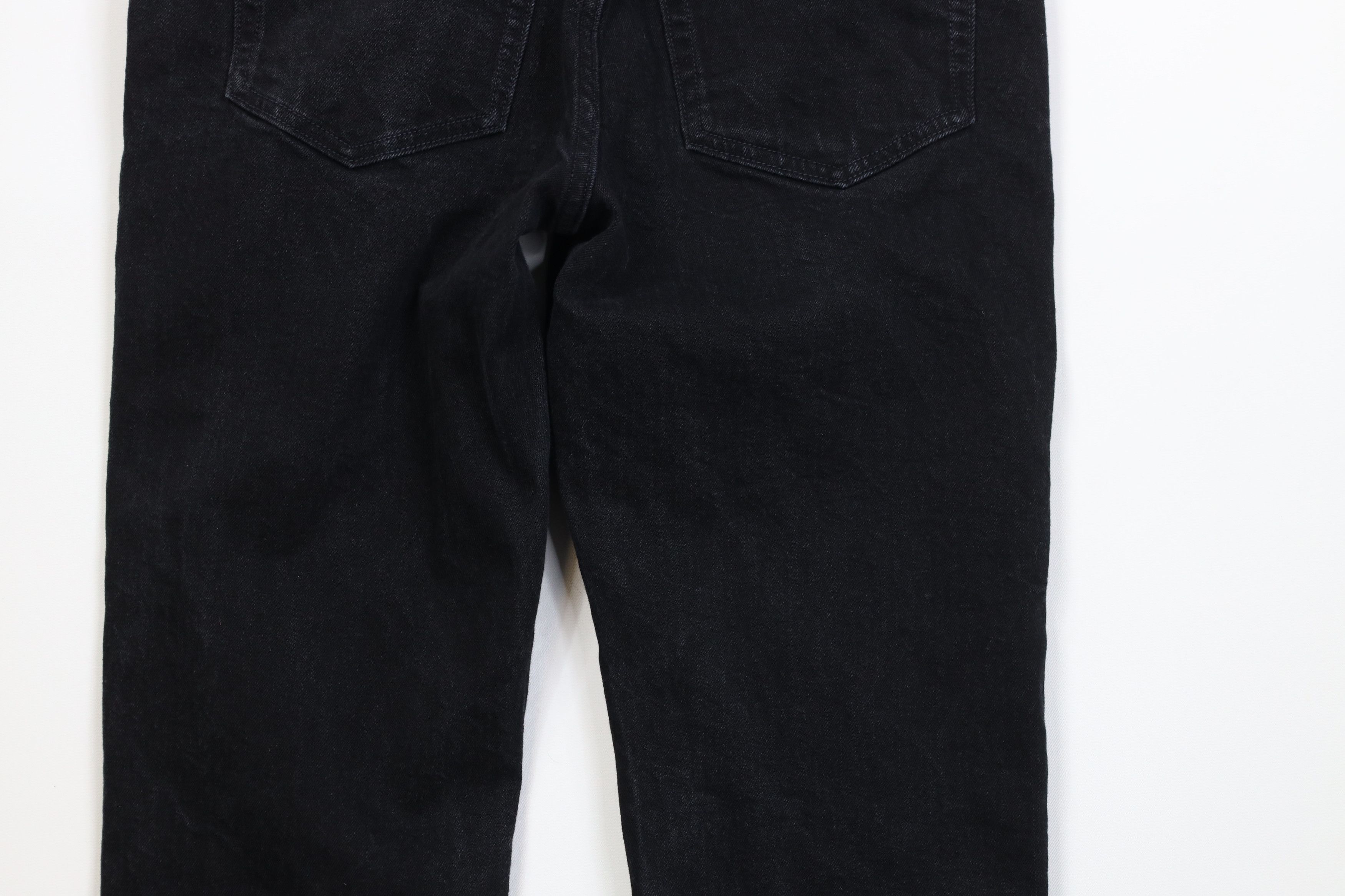 J.Crew Vintage Y2K J Crew Faded Flex Straight Leg Denim Jeans Black Size US 30 / EU 46 - 11 Thumbnail
