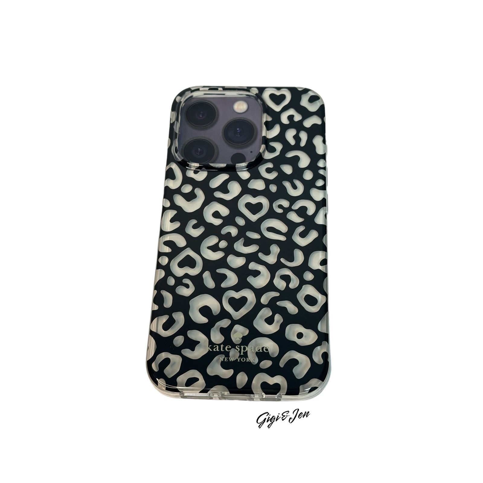 Kate Spade KATE SPADE iPhone 15 Pro Clear phone case w Graphic Leopard Size ONE SIZE - 3 Thumbnail