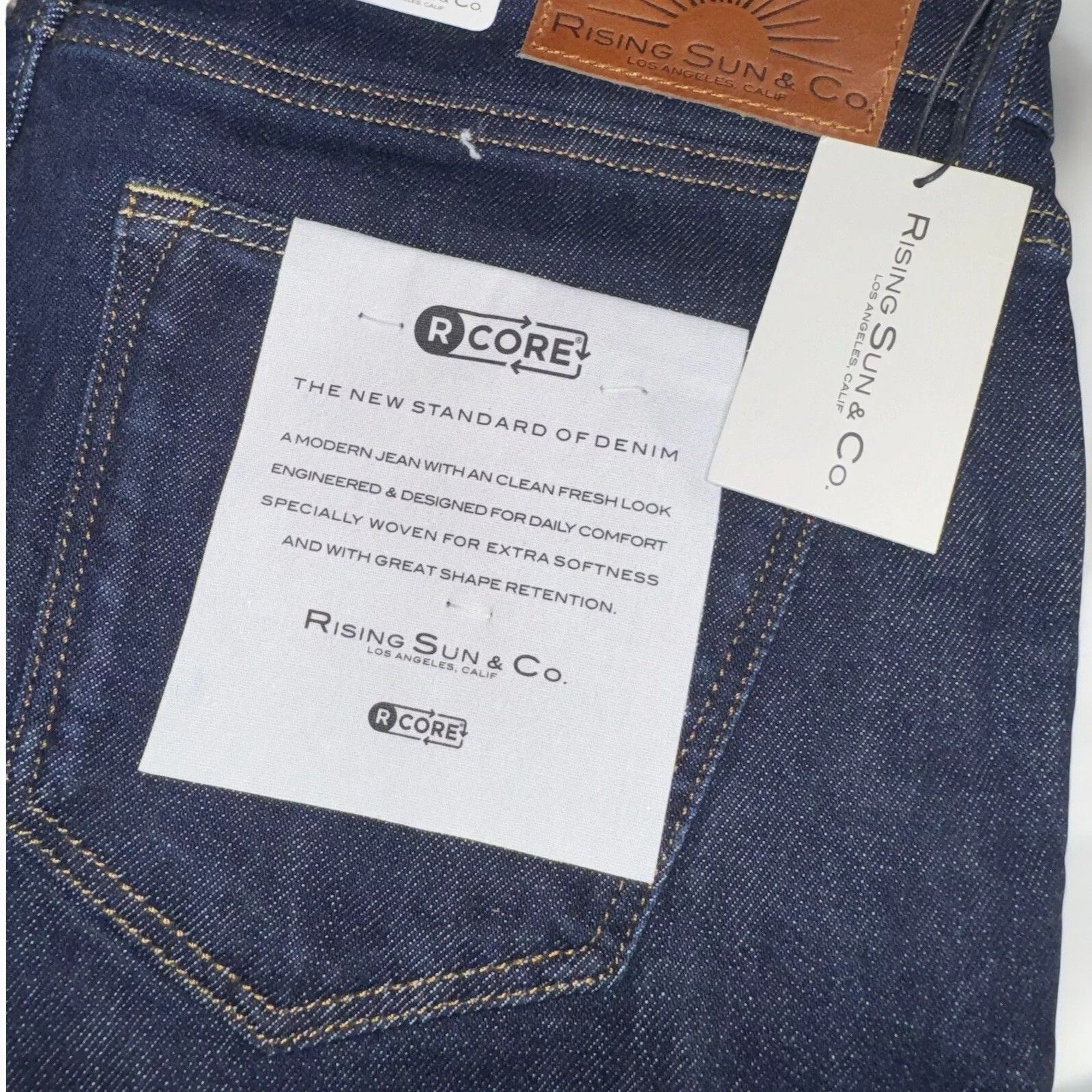 Rising Sun & Co. Rising Sun & Co Mens Repreve Slim Fit RCore Jeans NEW 30x34 Size US 30 / EU 46 - 4 Thumbnail