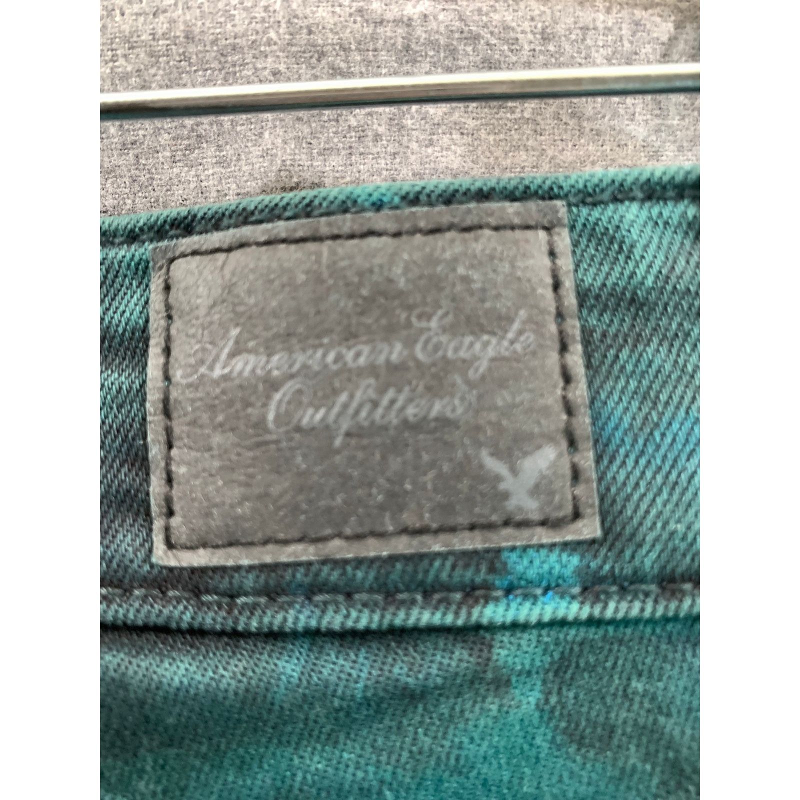 American Eagle Outfitters American Eagle Outfitters Tie Dye Size 0 Green Size 25" / US 0 / IT 36 - 8 Thumbnail