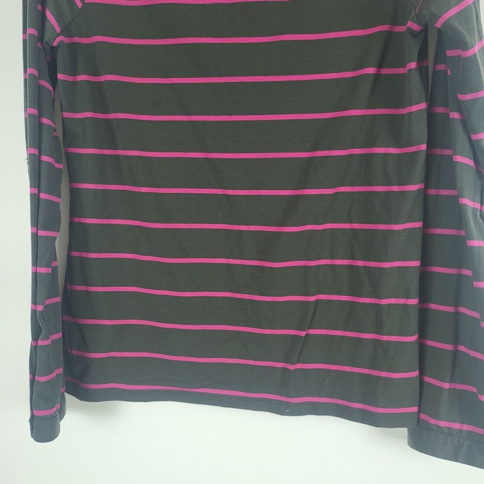 Rei REI Top M Womens Long Roll Tab Sleeve Brown Pink Striped Size M / US 6-8 / IT 42-44 - 10 Thumbnail
