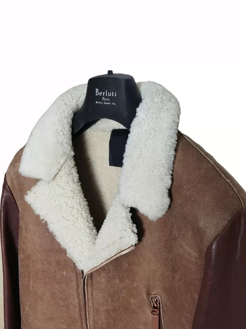 Givenchy Givenchy Poster Style Fur and Leather Patchwork Jacket 2506 Size US L / EU 52-54 / 3 - 6 Thumbnail