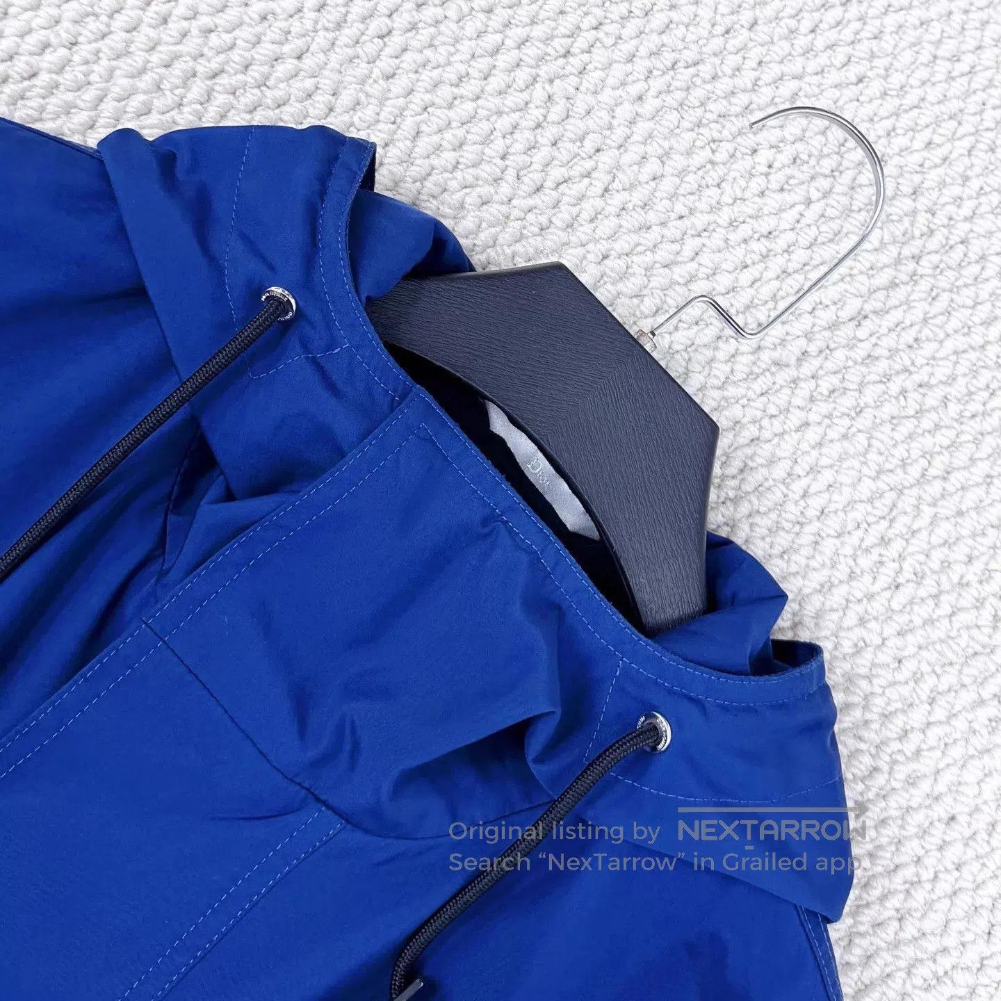 Dior Blue Hooded Light Jacket Size S. Size US S / EU 44-46 / 1 - 3 Thumbnail
