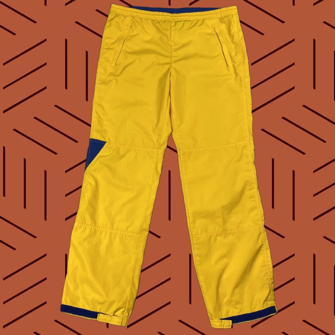 Timberland VTG Timberland Pants Hike Jogger Mens M Yellow 80s Atlantis Collection GORPCORE Wind Resistant Lightweight Size US 31 - 1 Thumbnail