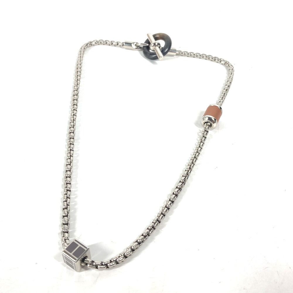 Hermes Hermes Chain Melody Necklace Accessories Buffalo Horn Women Silver Size ONE SIZE - 1 Thumbnail