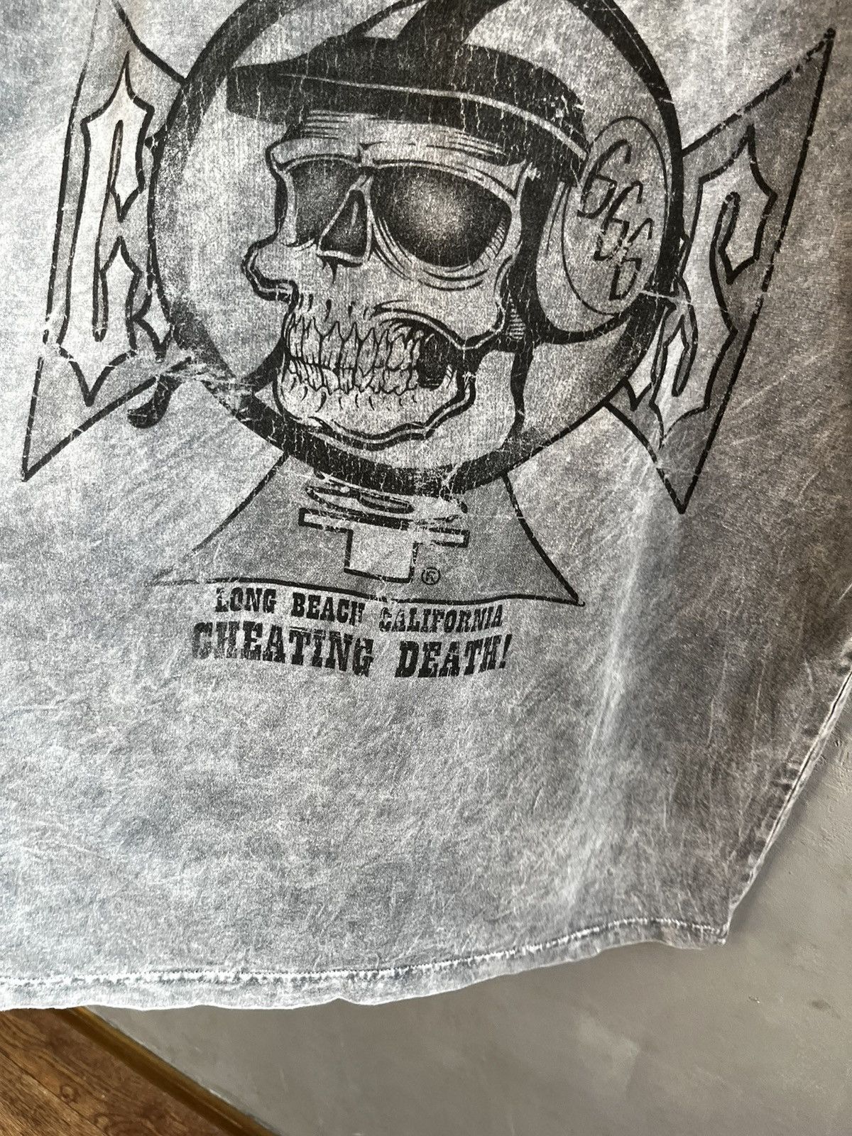 West Coast Choppers Choppers West Coast skull distressed T shirt Size US XL / EU 56 / 4 - 4 Thumbnail