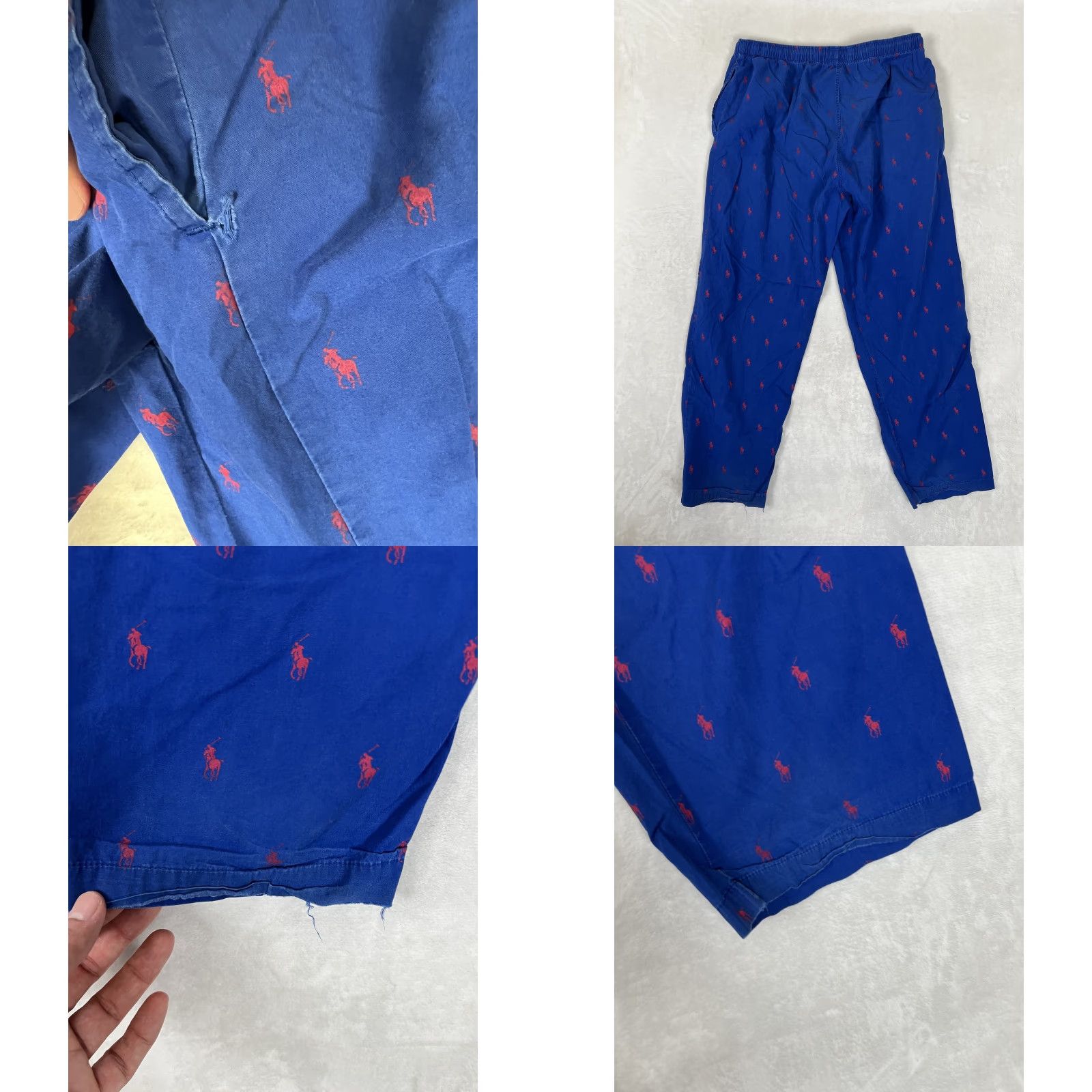 Polo Ralph Lauren Polo Ralph Lauren Sleep Pants Mens L Blue Pony Logo Lounge Size US L / EU 52-54 / 3 - 8 Thumbnail
