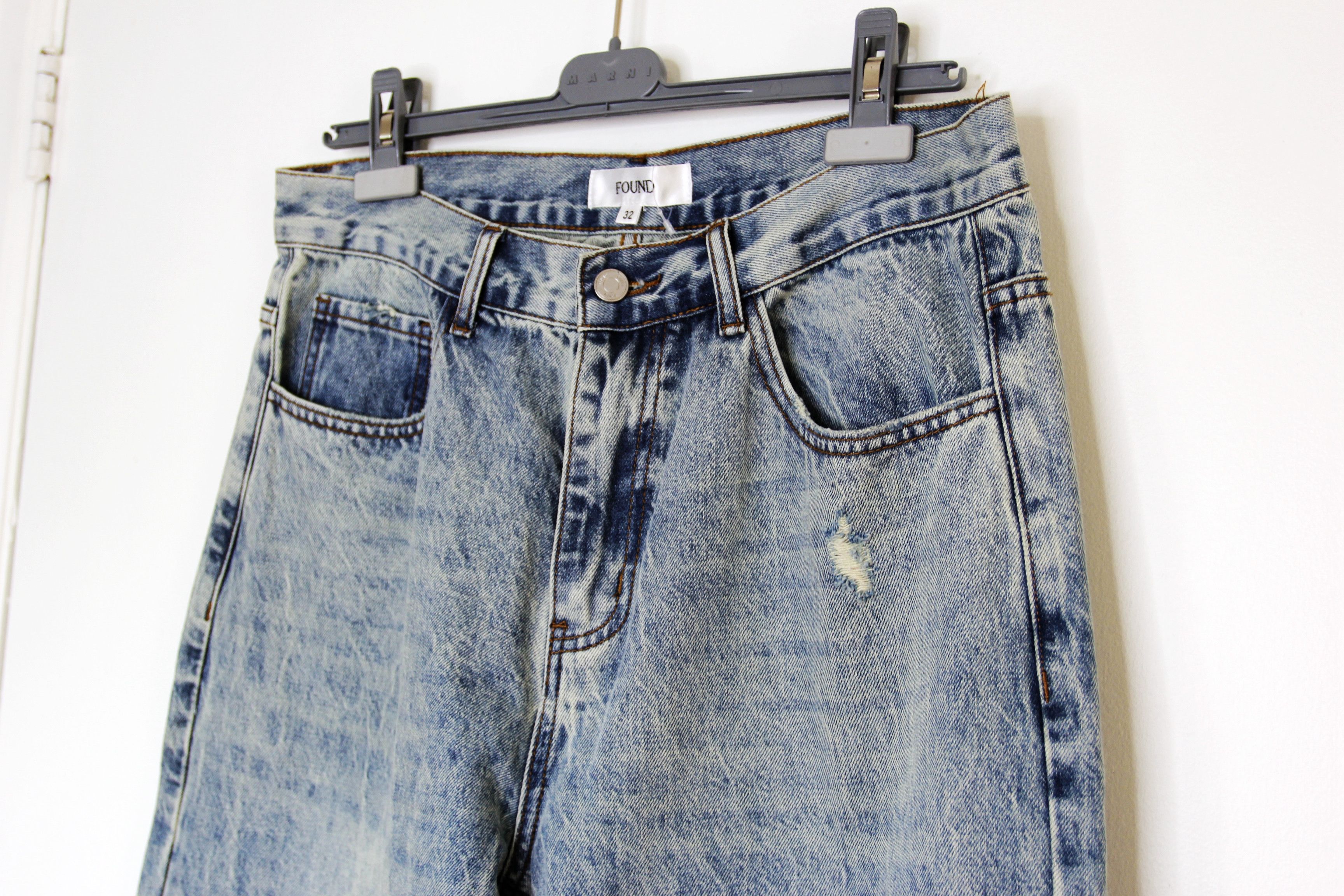 Other BNWT SS25 FOUND DISTRESSED FADED JEANS 32 Size US 32 / EU 48 - 4 Thumbnail