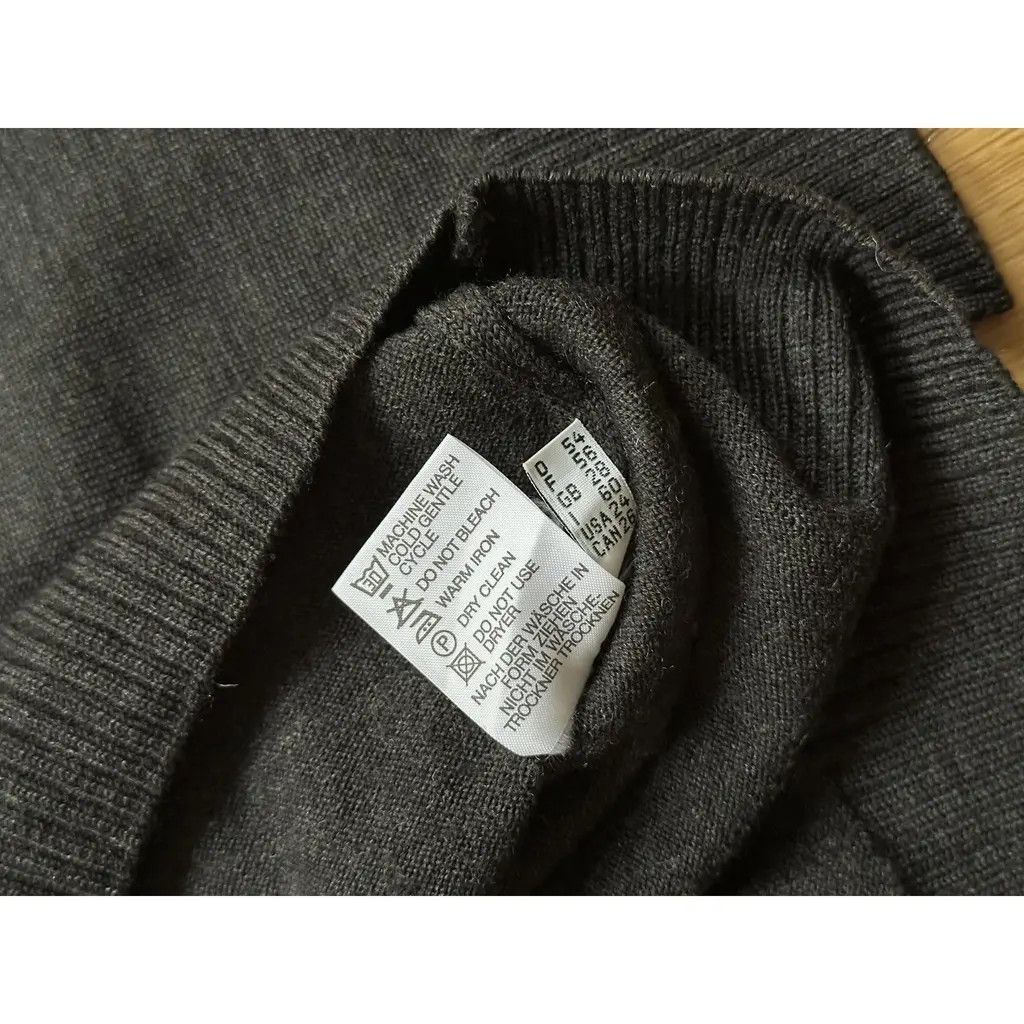 Burberry Burberry Wool Turtleneck Sweater Grey Size US XL / EU 56 / 4 - 5 Thumbnail